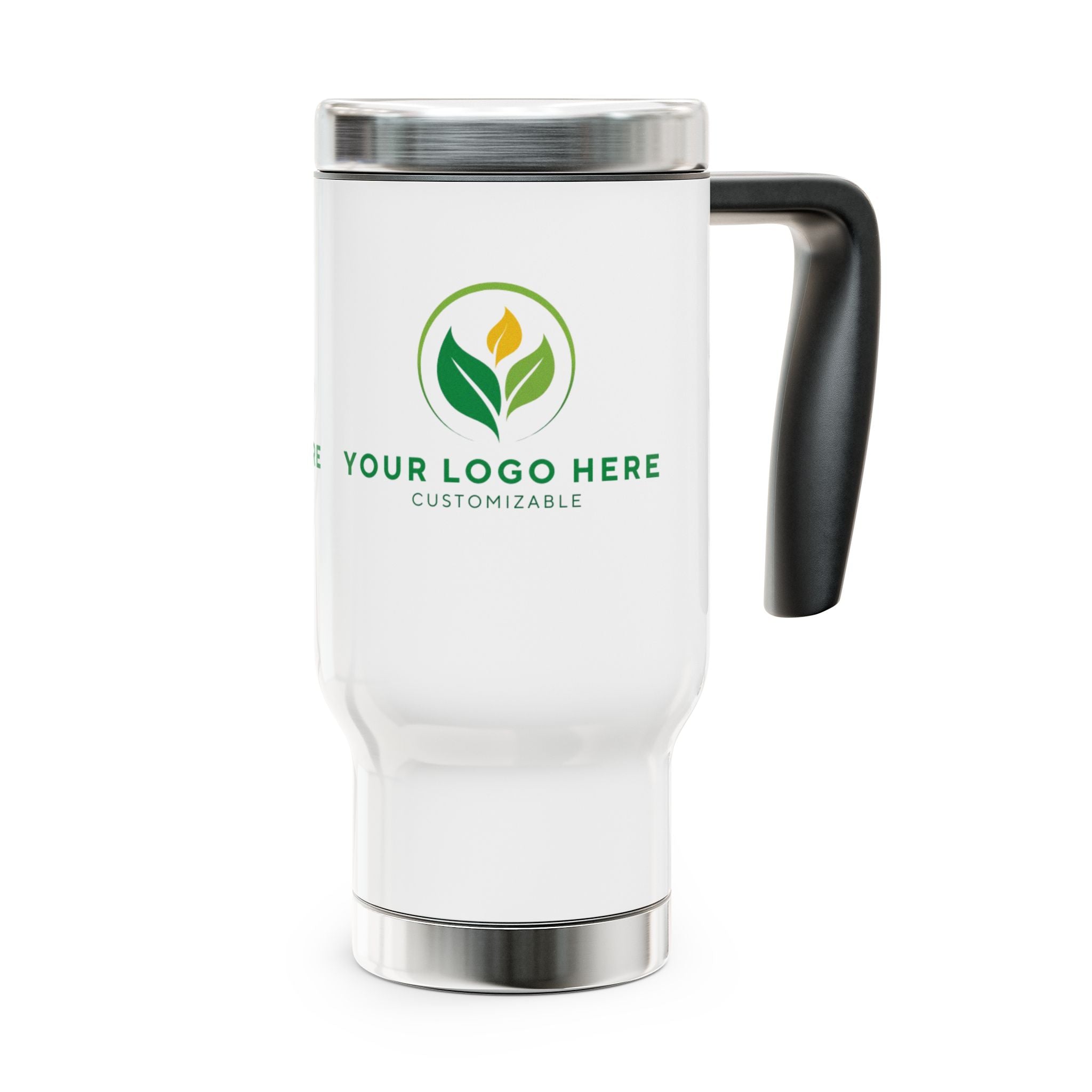 Customizable Stainless Steel Travel Mug with Logo - Insulated Drinkware