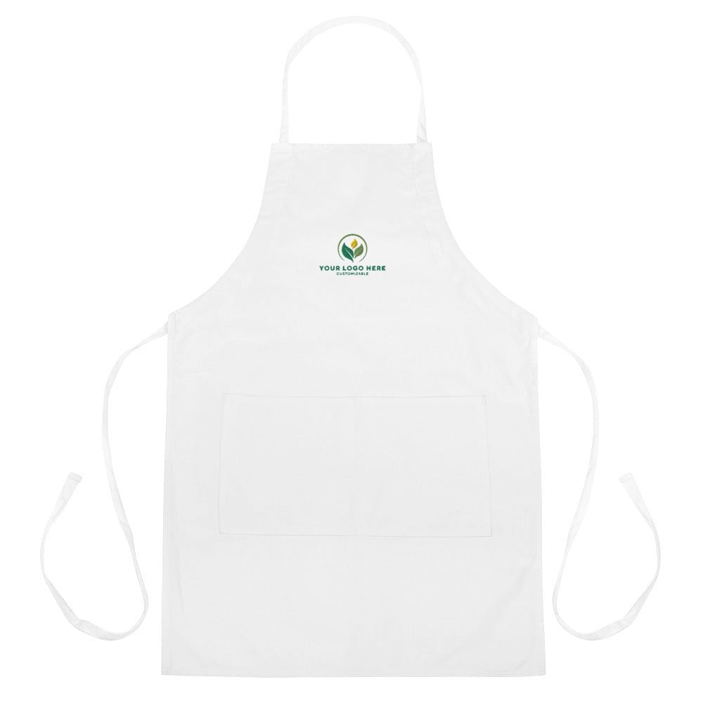 Customizable Embroidered Apron: Logo Apron, Branded Workwear