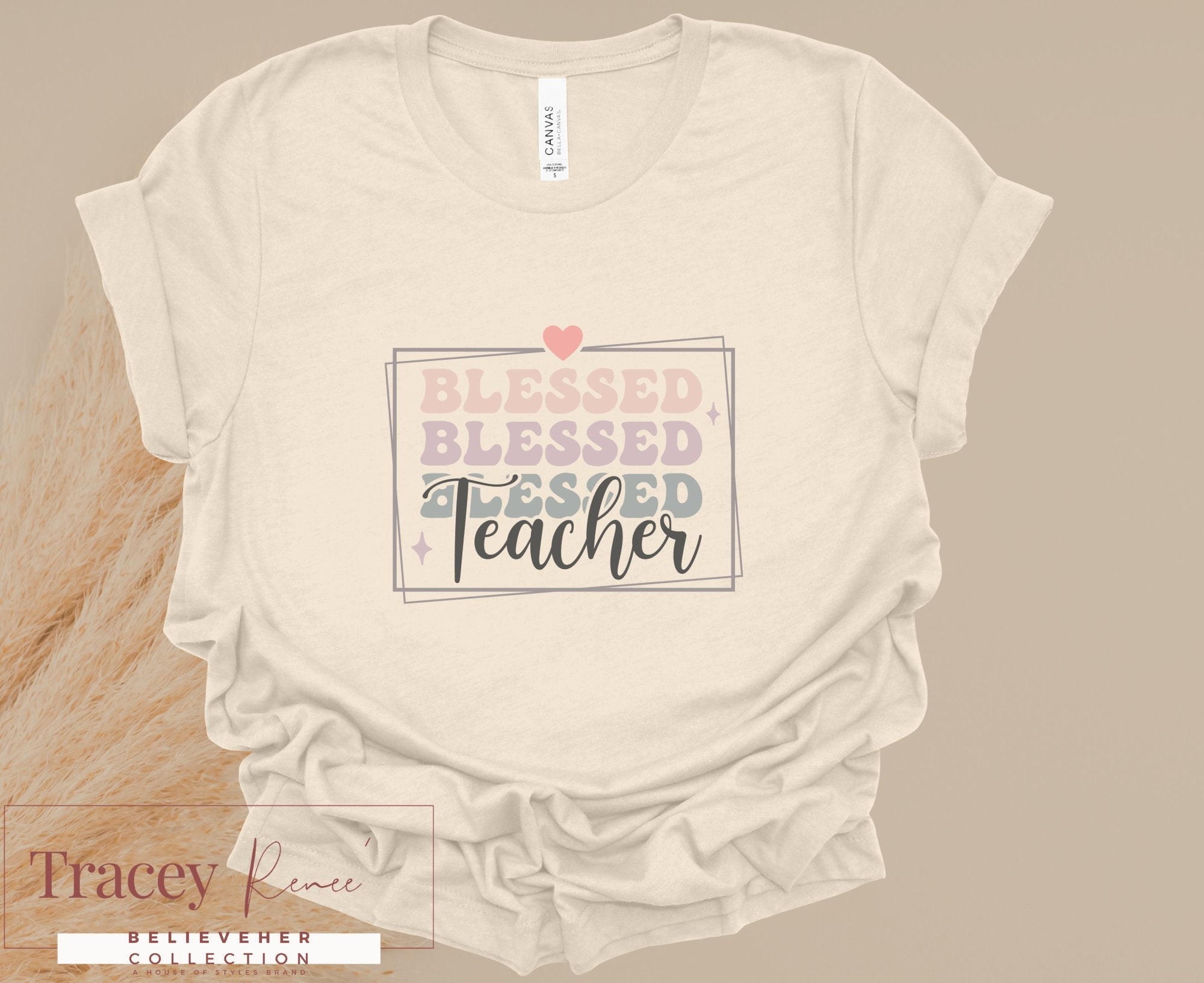 Blessed Teacher T-shirt - Education Appreciation Gift by Main Street Collective