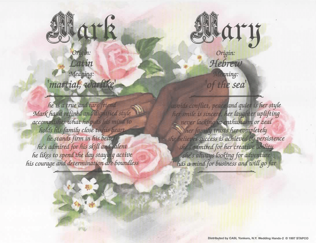 A & H Creative Names, Perfect Gift for Every Occasion, First Name