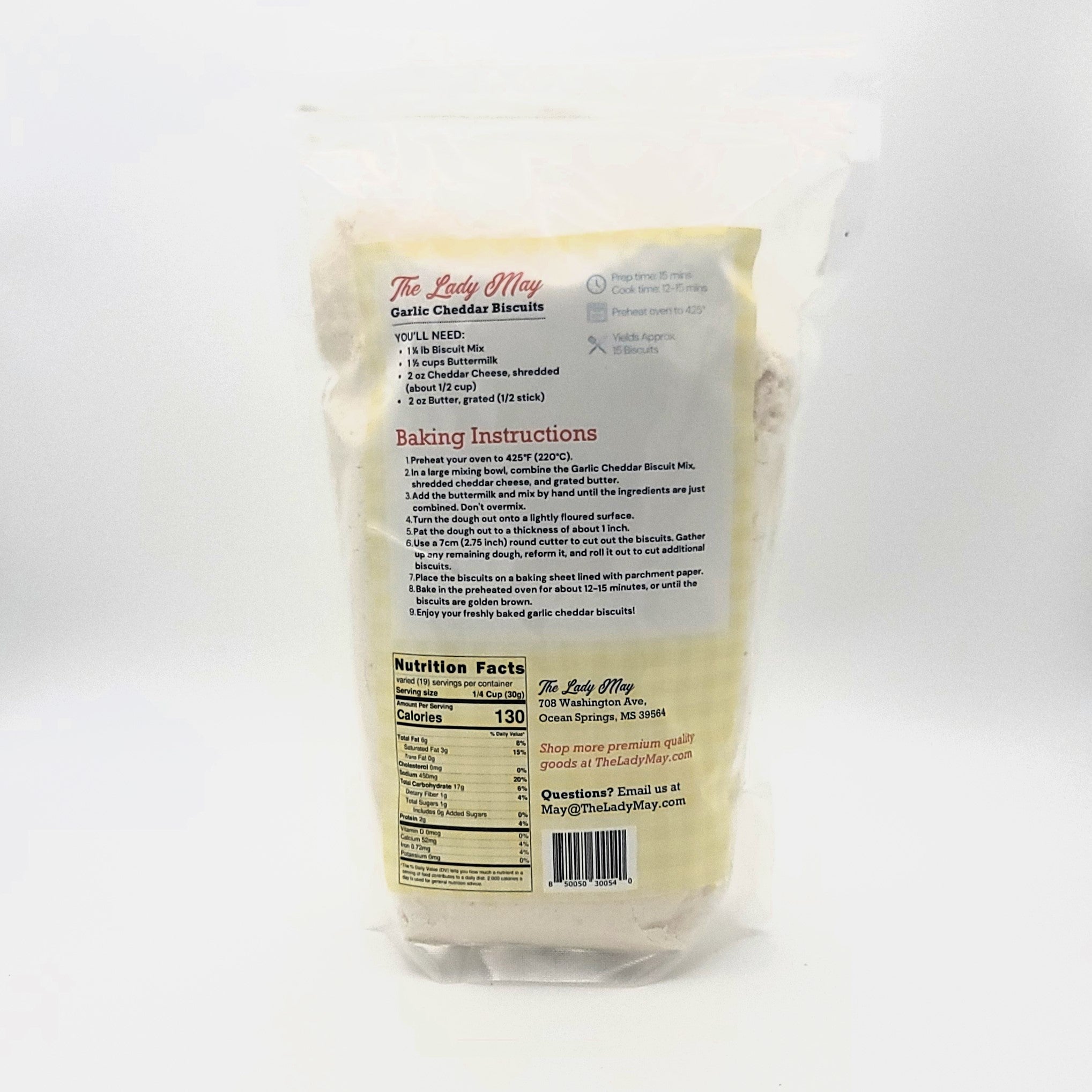 The Lady May Garlic Cheddar Biscuit Mix