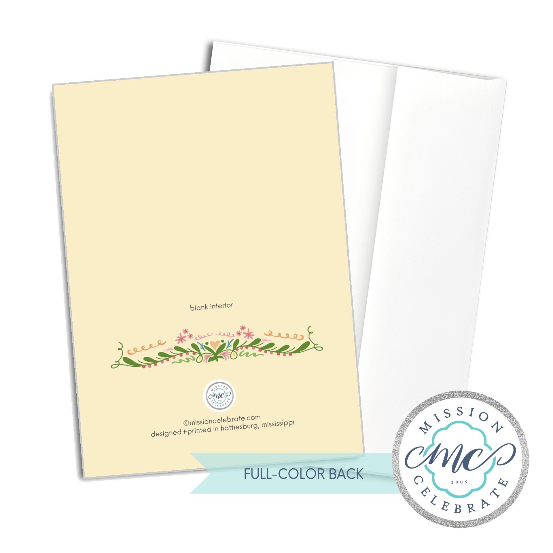 Greeting Card: Numbers 6:24-26 Religious Art by Main Street Collective