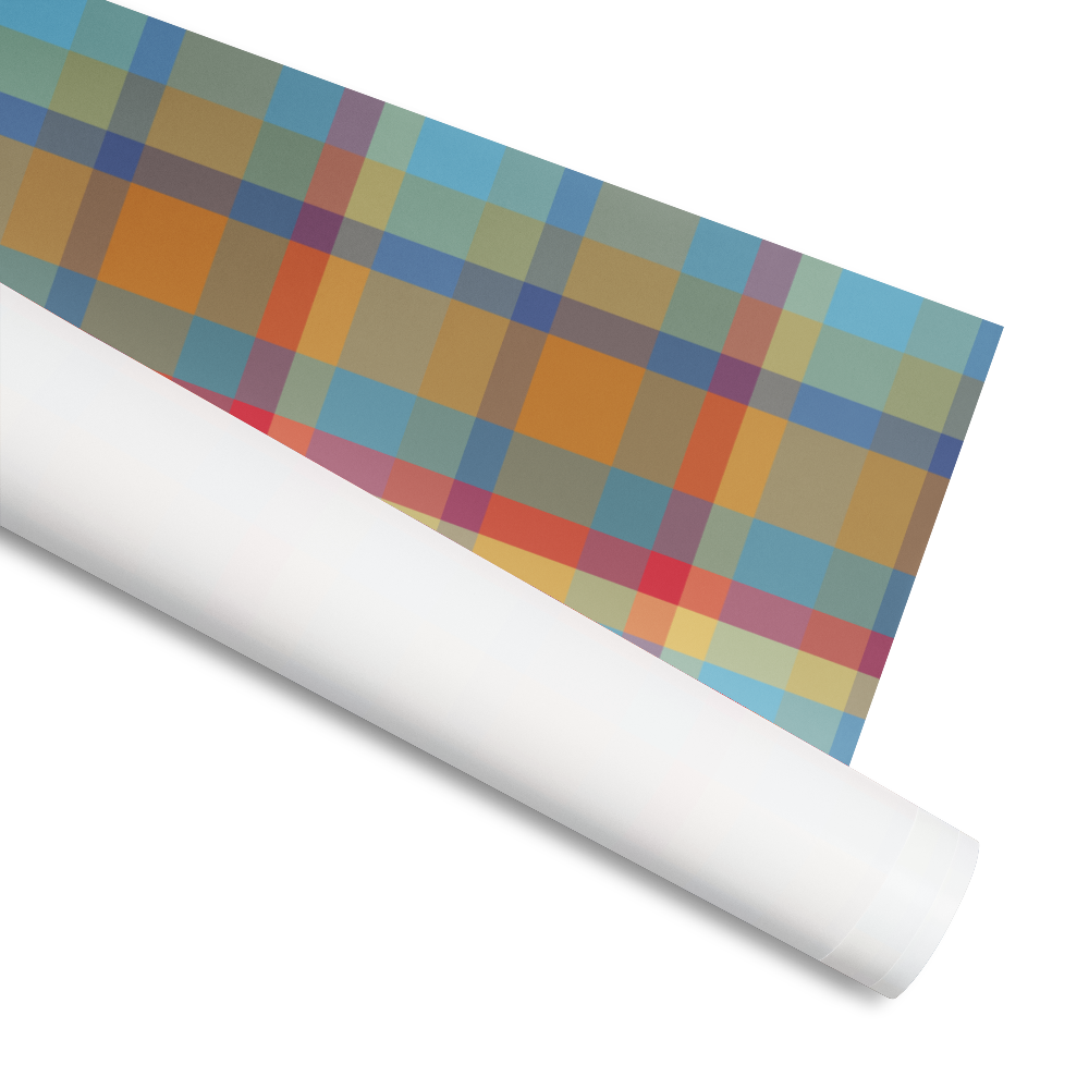 Carver Plaid Art Wrapping Paper (3 lengths)