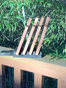 Angled view of handmade small charcuterie boards crafted from cedar by Grayson Unlimited – rustic Mississippi style