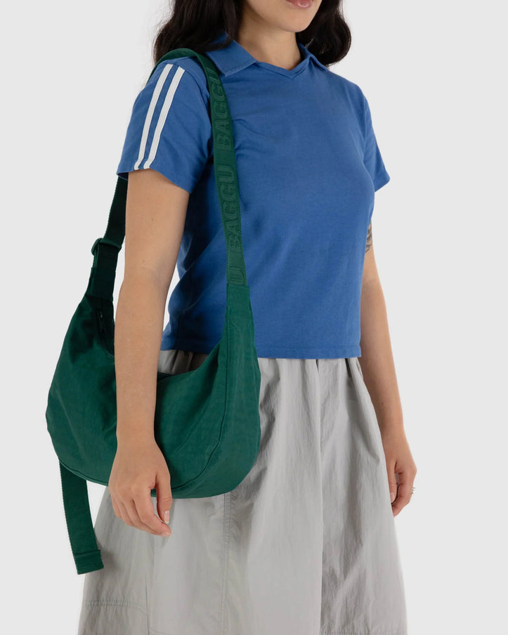 Baggu Medium Nylon Crescent Bag - Cypress