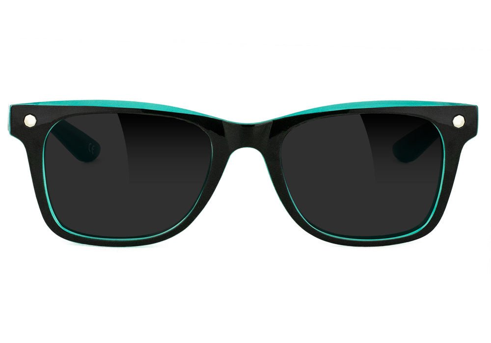 Glassy Harper Premium Polarized Sunglasses - Black/Tiffany