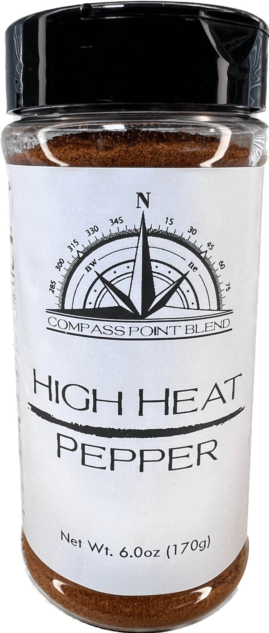 Compass Point High Heat Pepper Blend - 6.0oz - Spicy Seasoning
