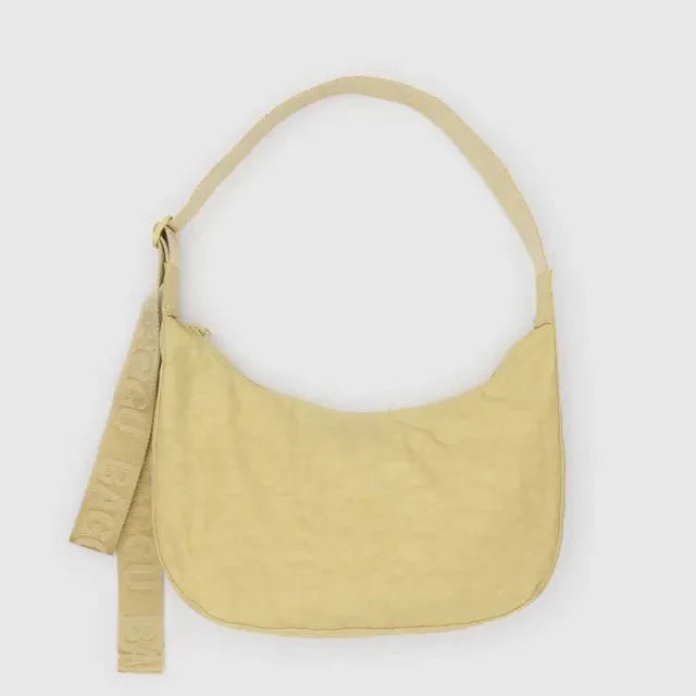 Baggu Medium Nylon Crescent Bag - Butter