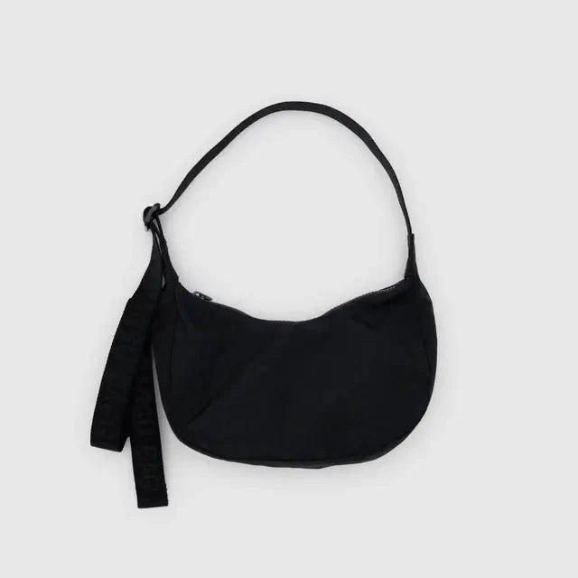 Baggu Small Nylon Crescent Bag - Black