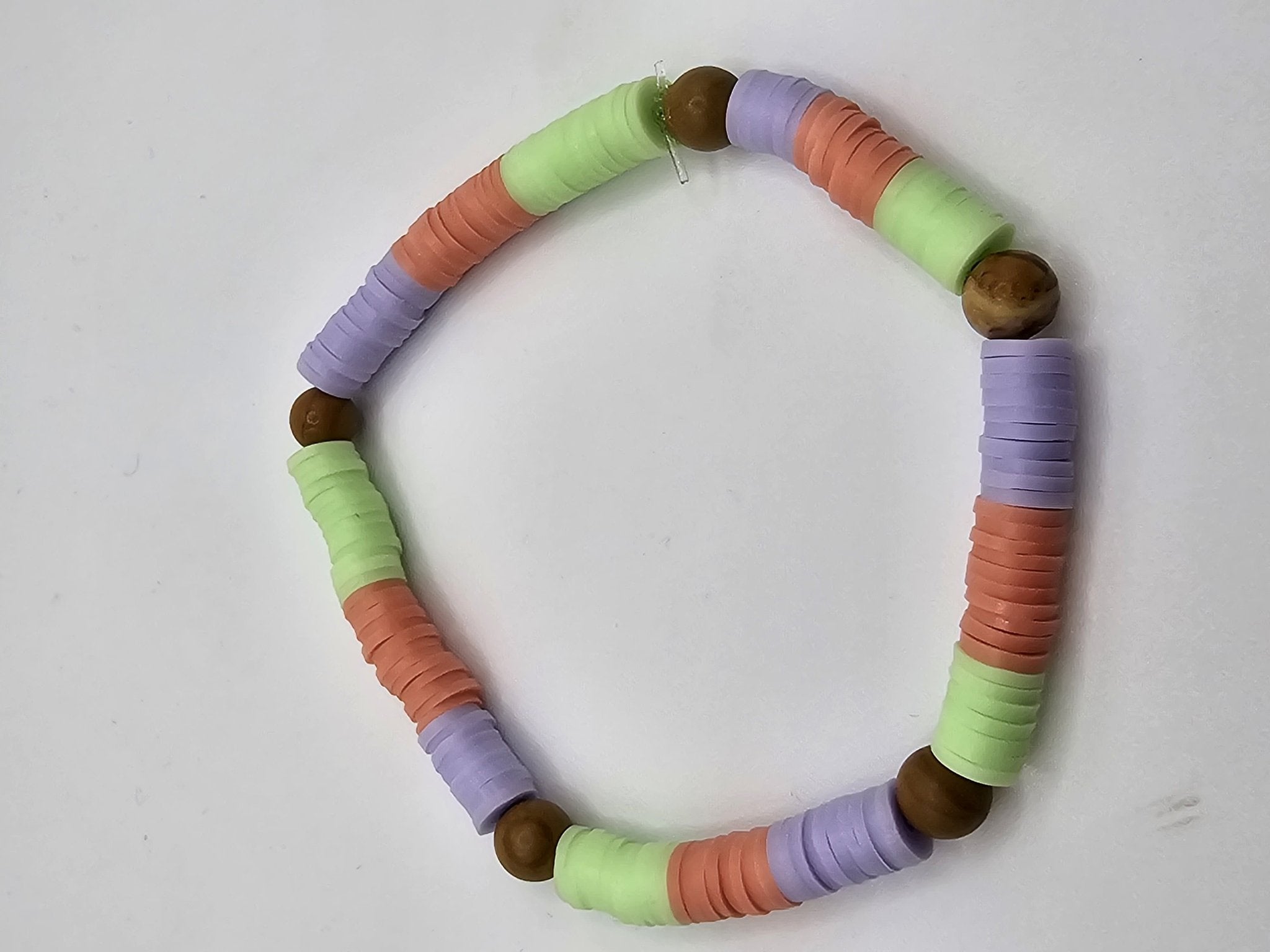 Pastel Dream Disc Bracelet - Handmade Tween Bracelet by Main Street Collective