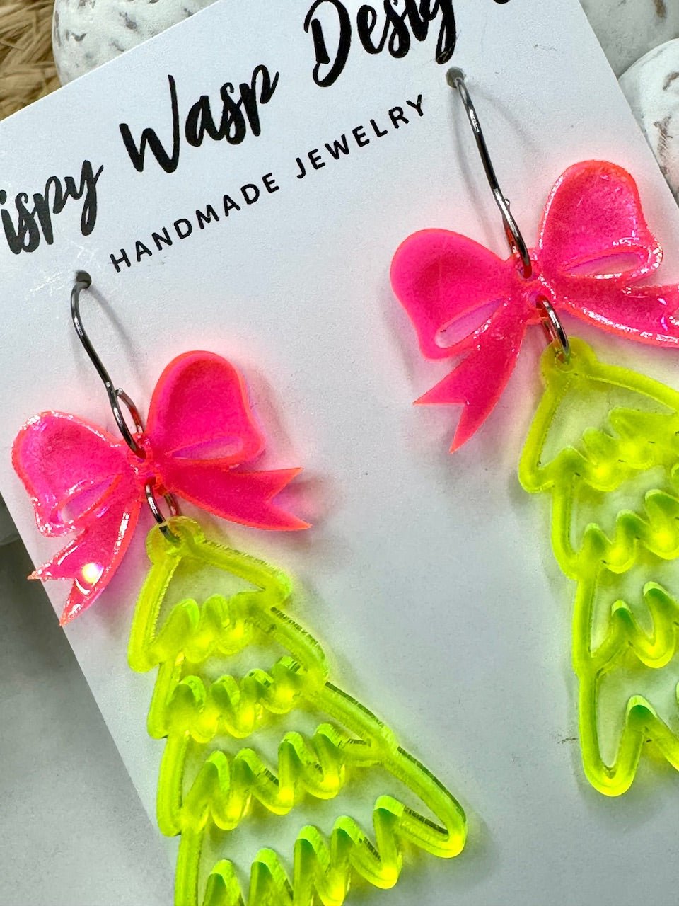 Christmas Tree Earrings – Lightweight & Hypoallergenic