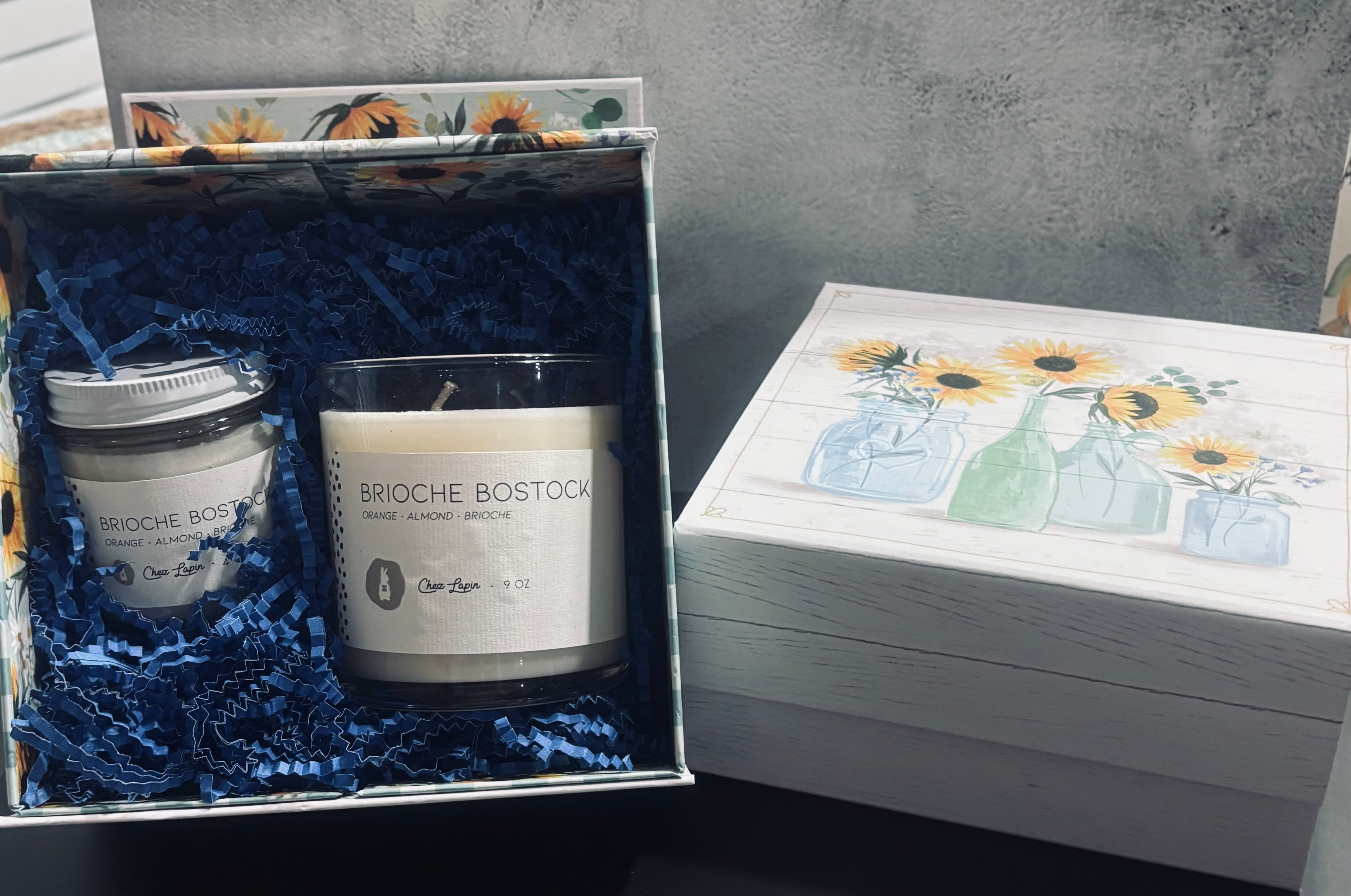 Chez Lapin Candle Gift Set: Brioche Bostock Scented Candles, Hand Poured, Home Fragrance Gift Idea