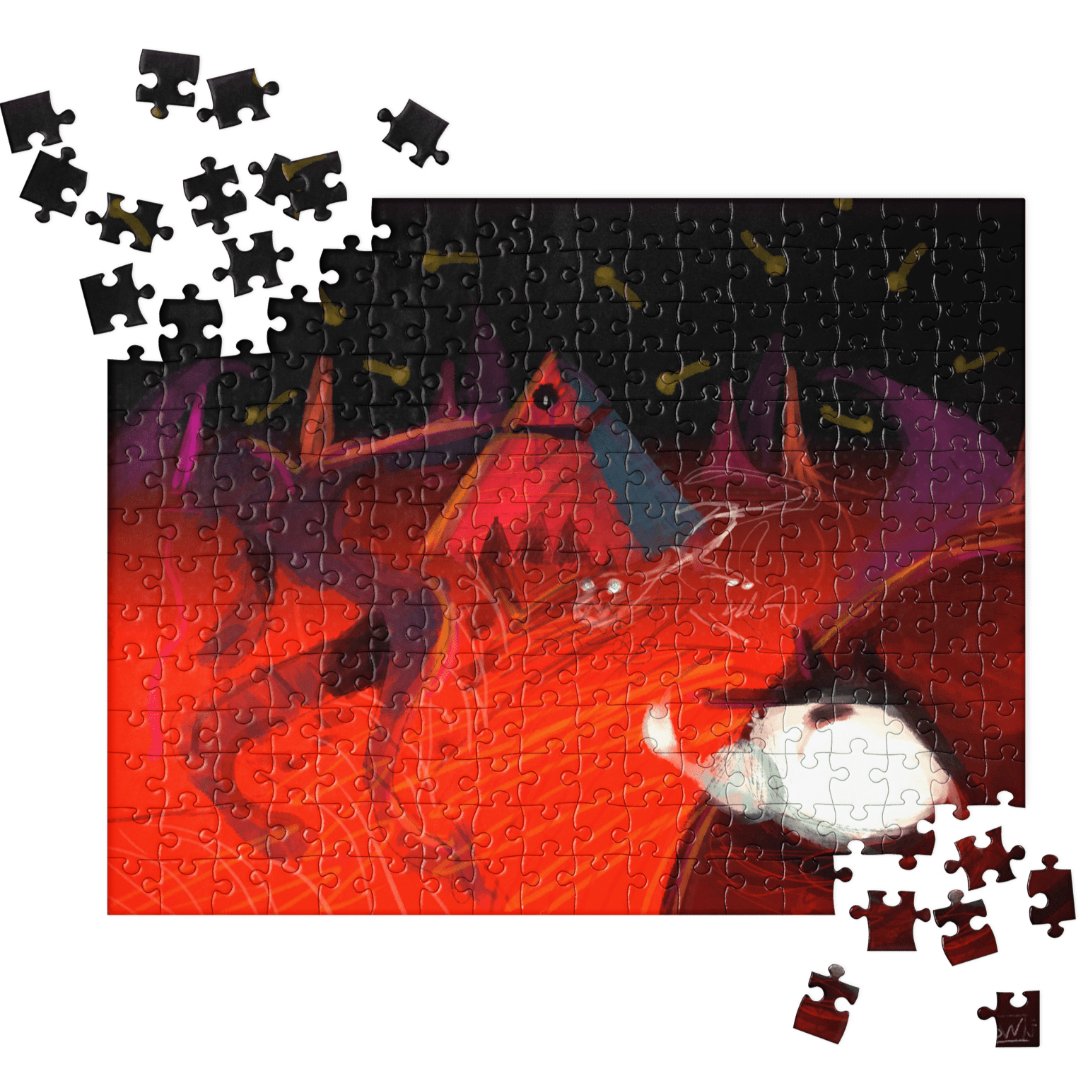 Power of the Empire Jigsaw Puzzle: Intense Prophecy Artwork by Viola Panther, 252 Pieces