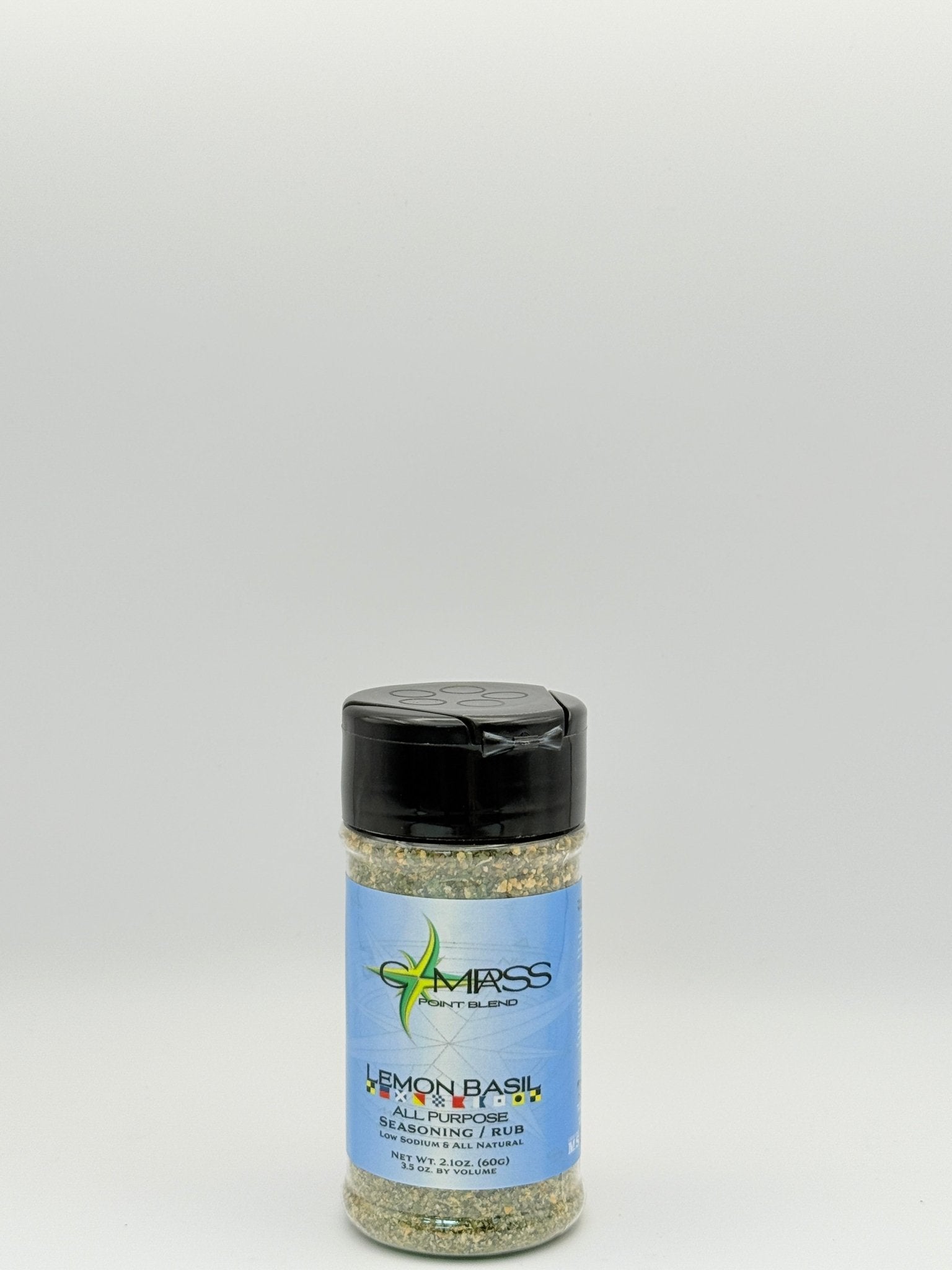 Lemon Basil Seasoning Blend by Compass Point - Zesty Herb Rub for Fish, Chicken & Vegetables - Shop Now!