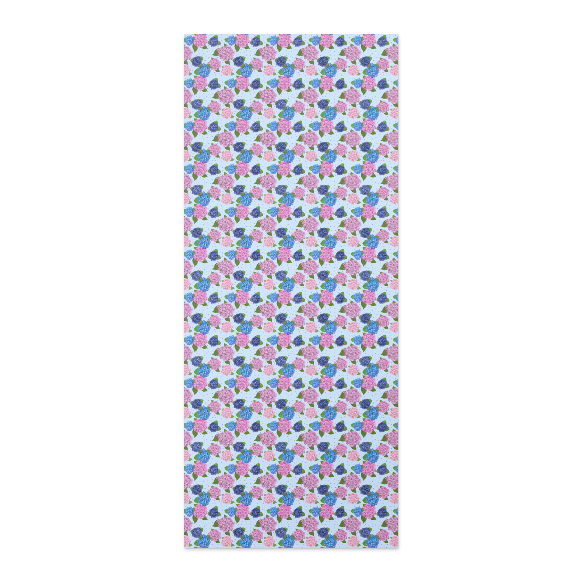 Happy Hydrangeas Watercolor Art Wrapping Paper (3 lengths)