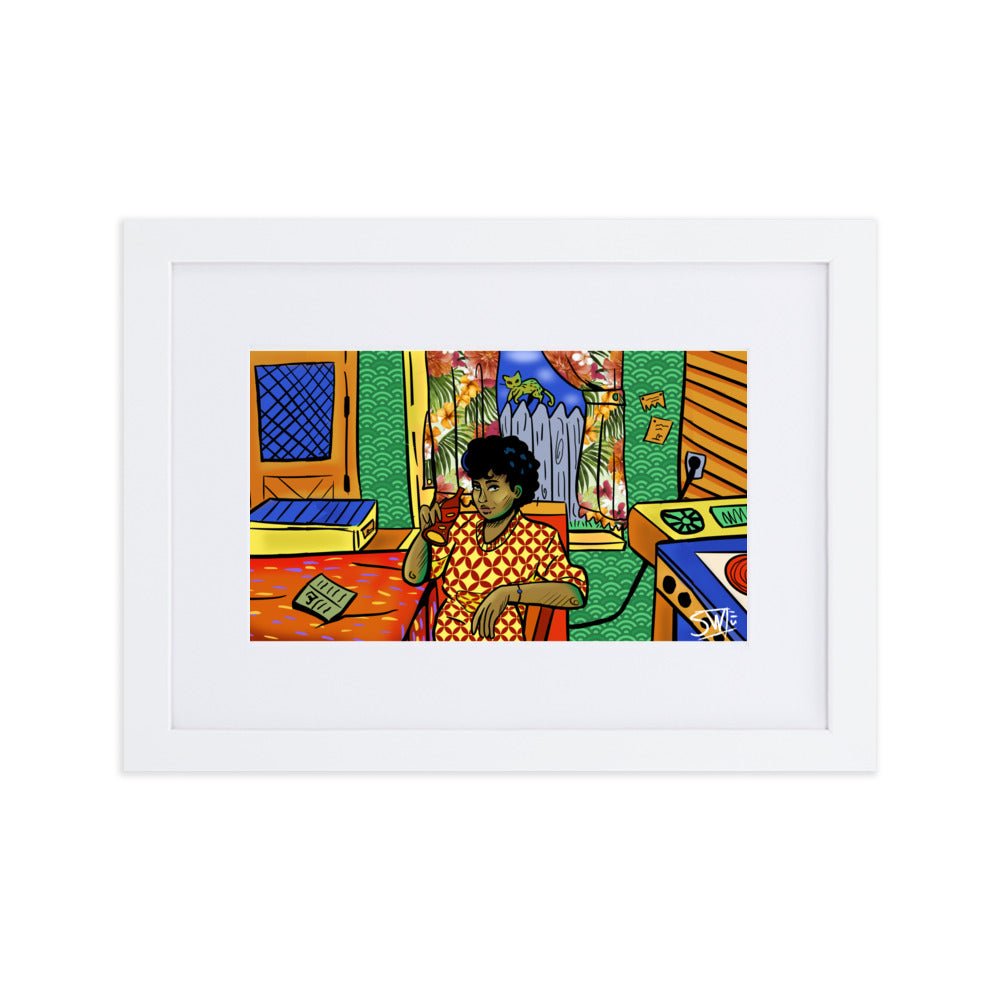 Soda Pop Woman Framed Art Print | Main Street Collective art decor.
