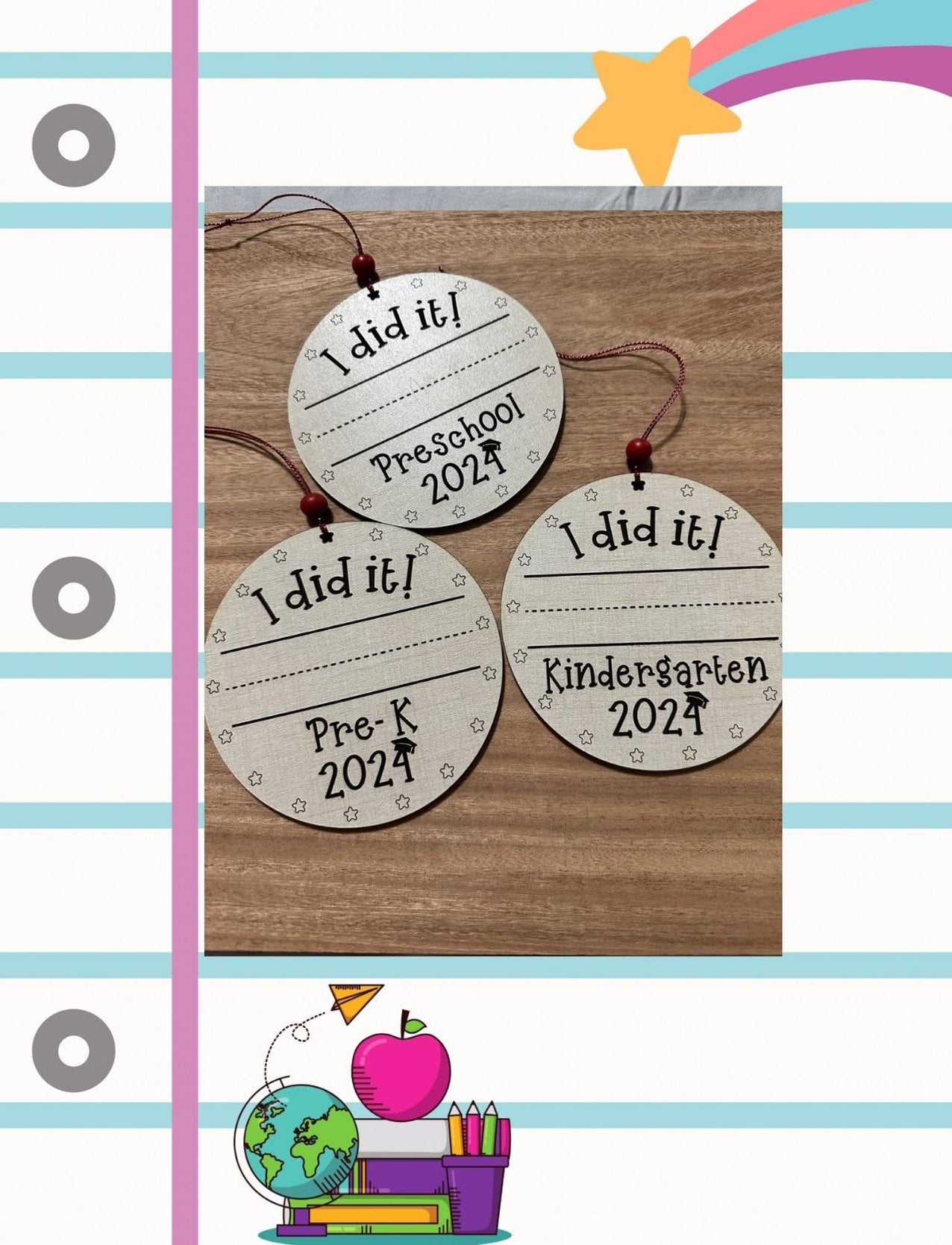 “I Did It” Graduation Ornament