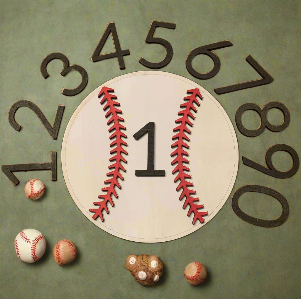 Little Slugger Baseball Milestone Marker