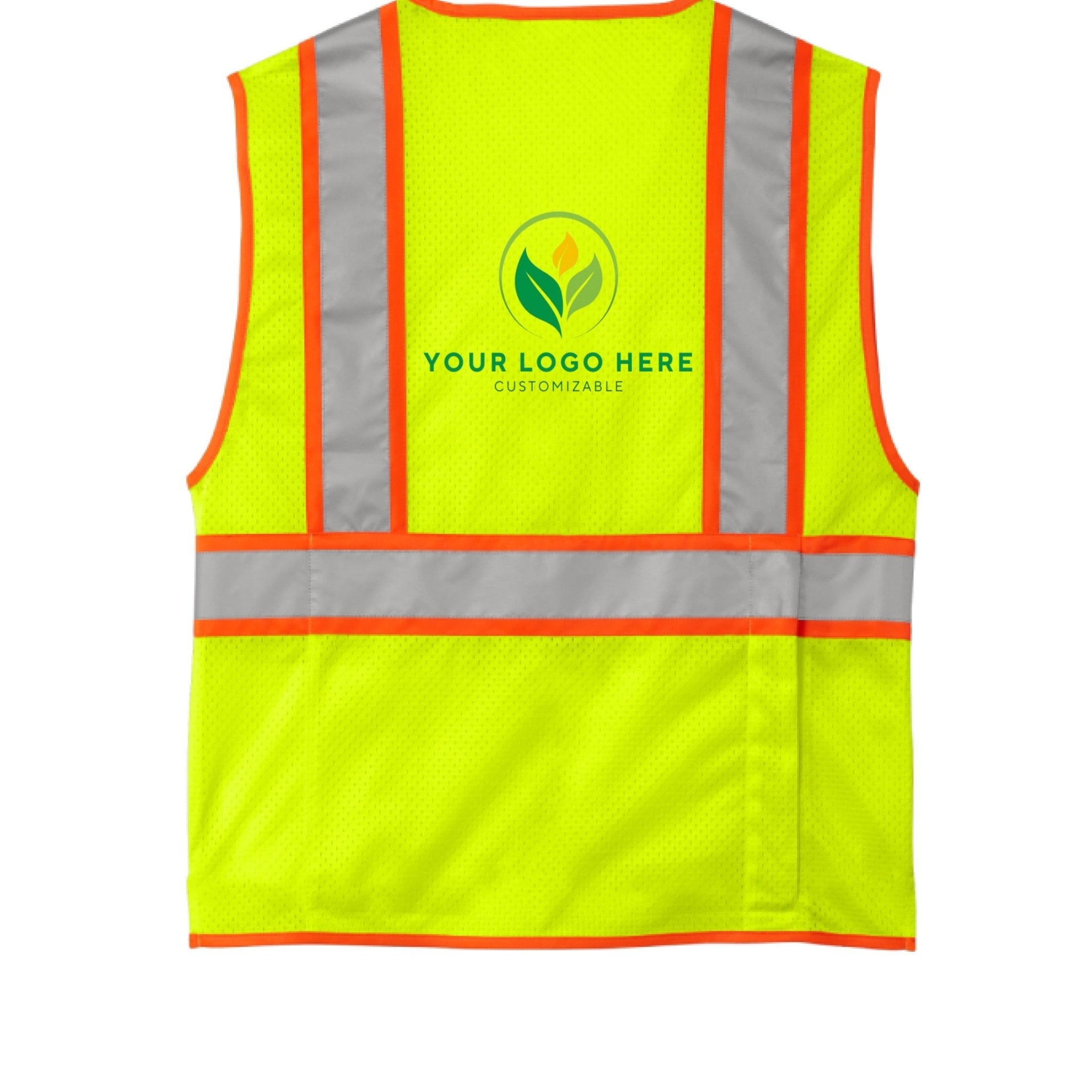 Personalized High Visibility Reflective Safety Vest - Customizable Workwear