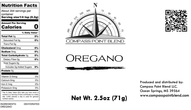 Oregano Spice by Compass Point Blends: Natural Herb, Flavorful Seasoning