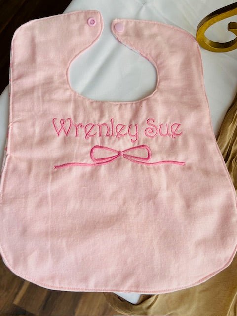 Customizable Handmade Baby Bib