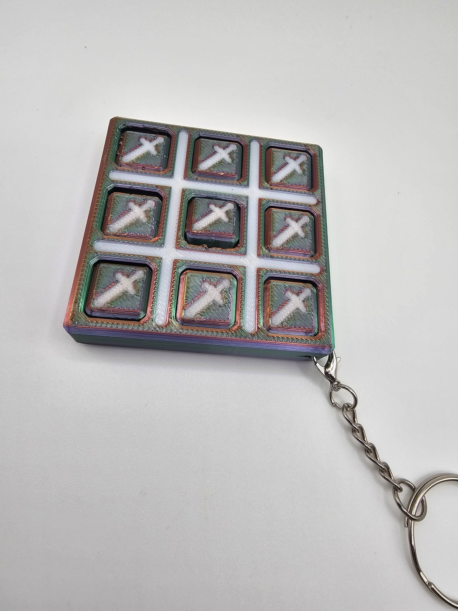 Pixel Battle Tic - Tac - Toe Keychain – The Tween Space - Main Street Collective L.L.C