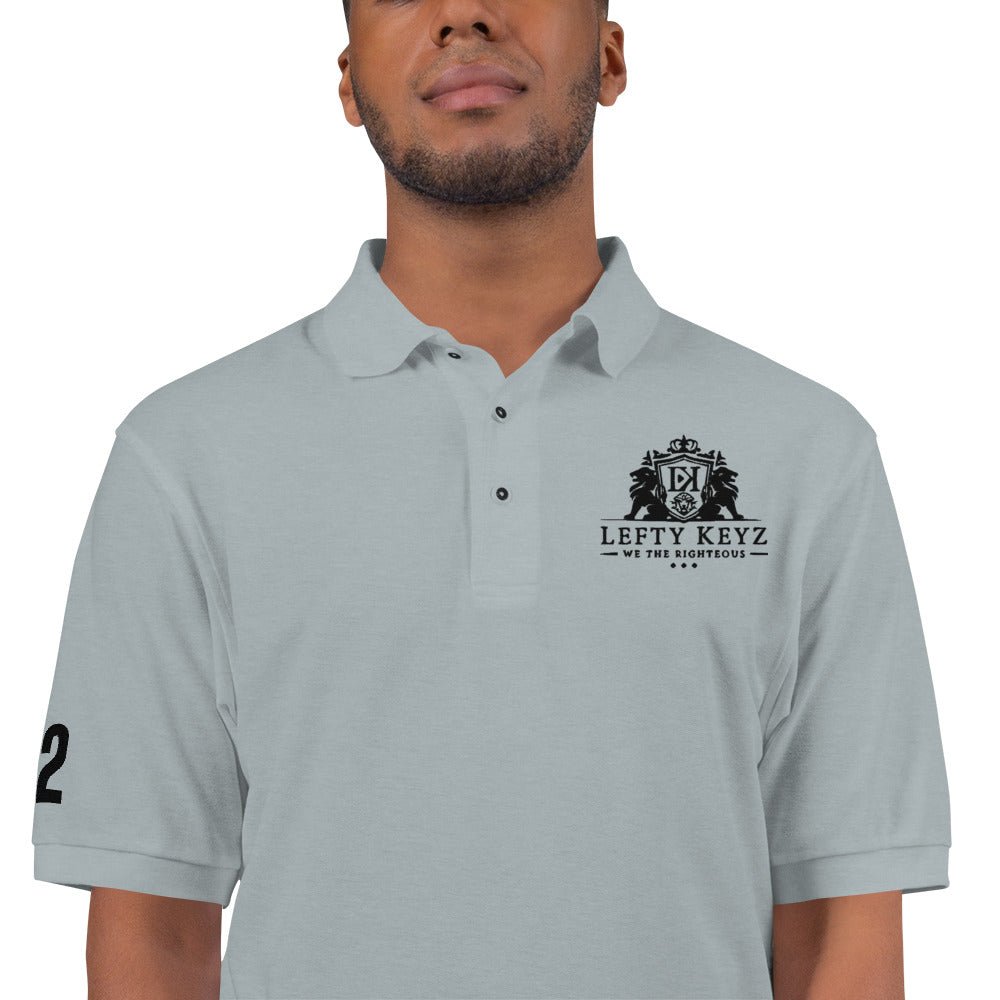 Leftykeyz Gray Polo Shirt - Men's Fashion Apparel