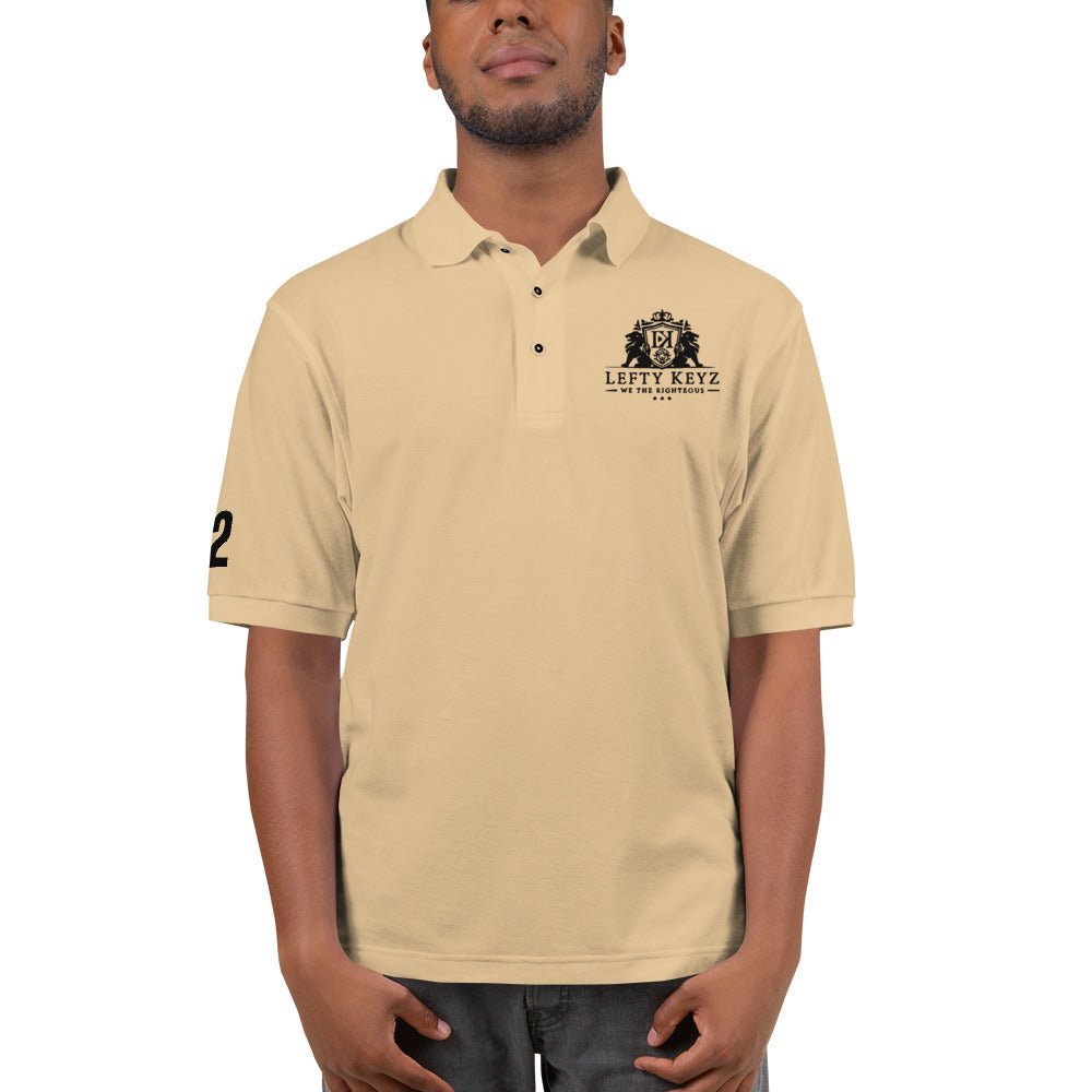 Men's Leftykeyz Polo Shirt with Logo and Number 2