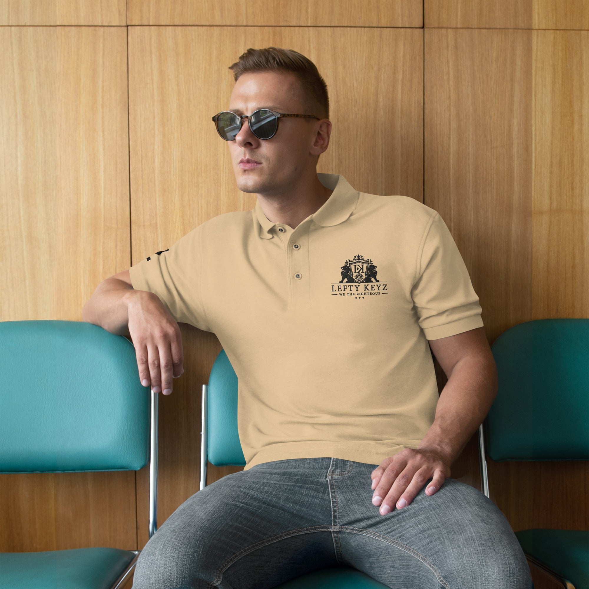 Men's Premium Polo Shirt - Lefty Keyz Edition | Stylish and Comfortable Polo