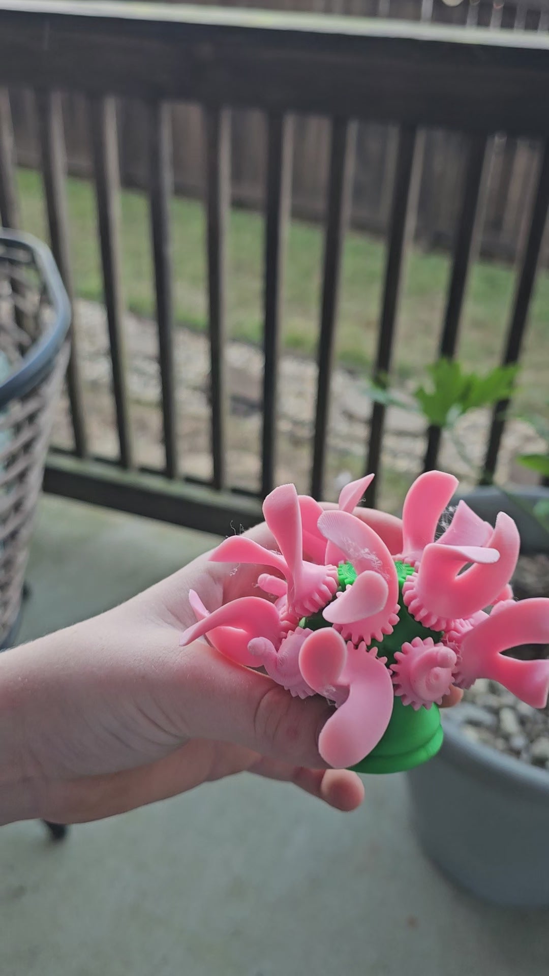 BloomSpin Flower Gear Fidget by The Tween Space | Spinning Petal Sensory Toy