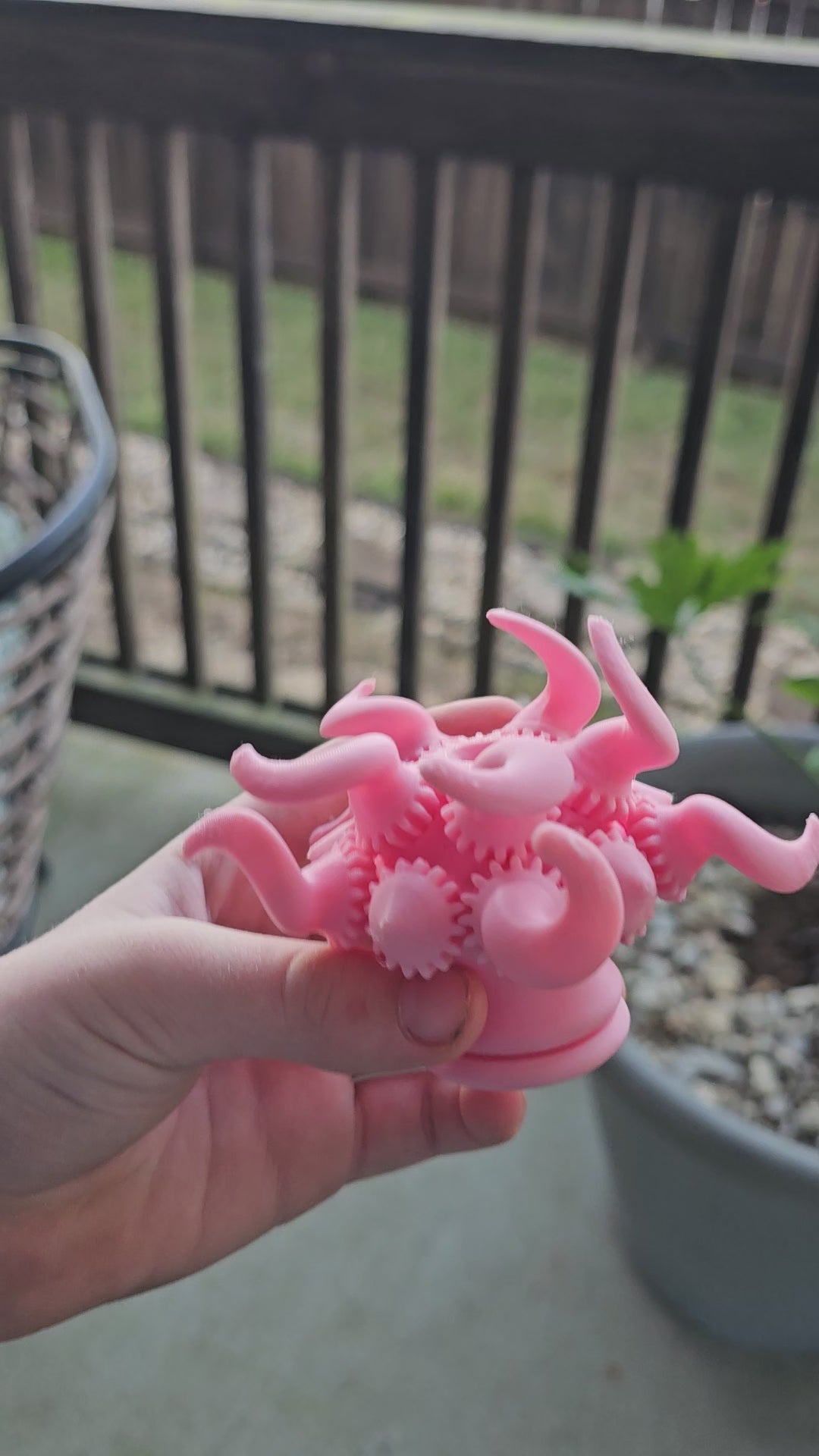 OctoSpin Gear Fidget by The Tween Space | Spinning Octopus Arms Sensory Toy