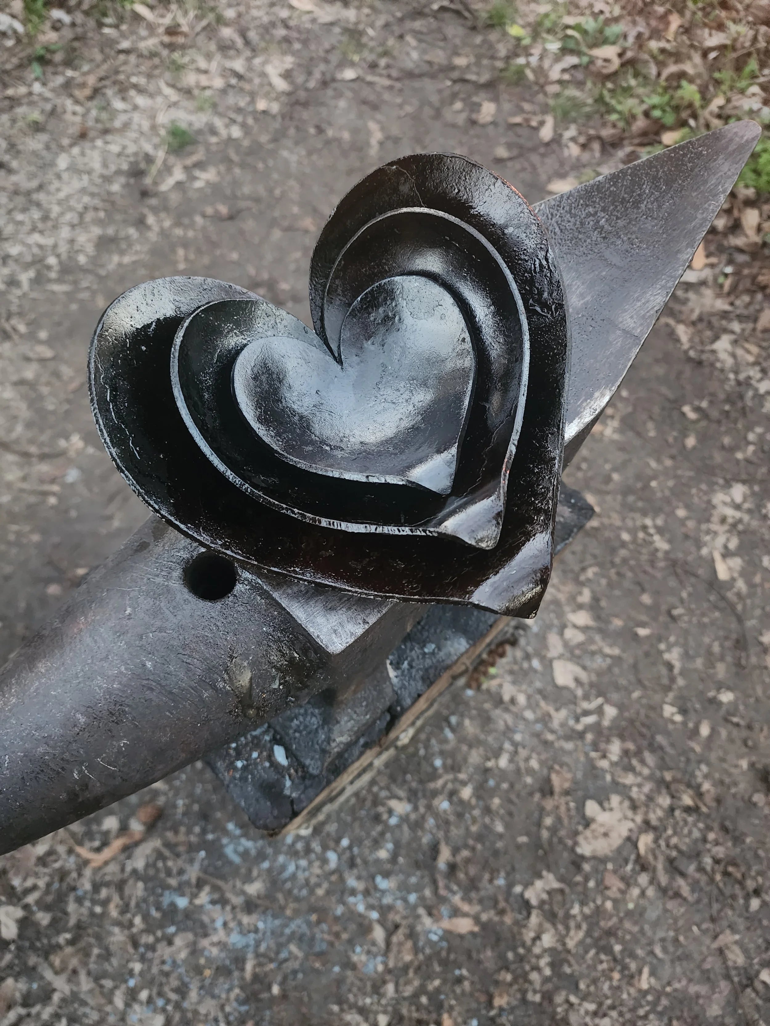 Forged Heart Shaped Dish