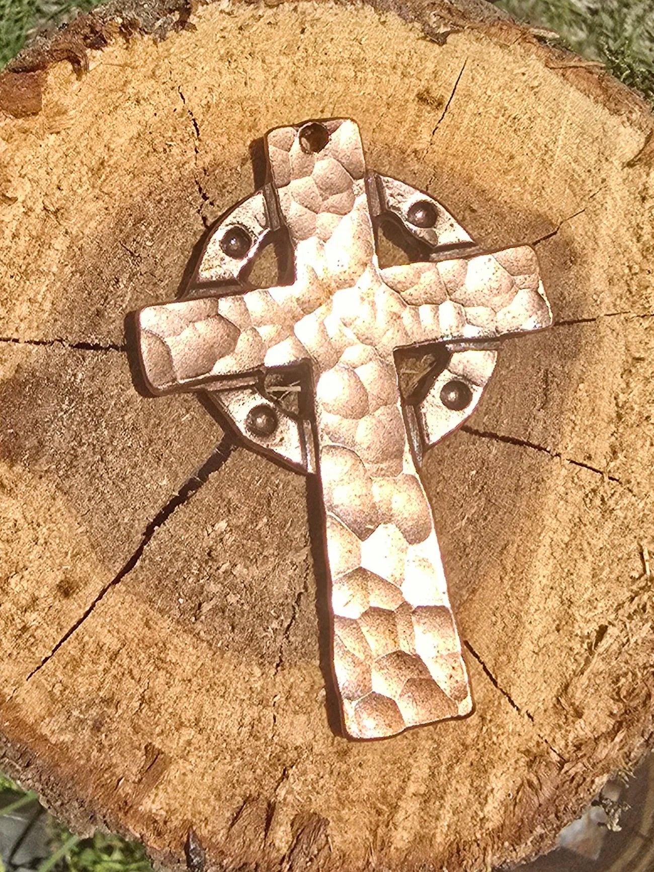 Copper Celtic Keychain