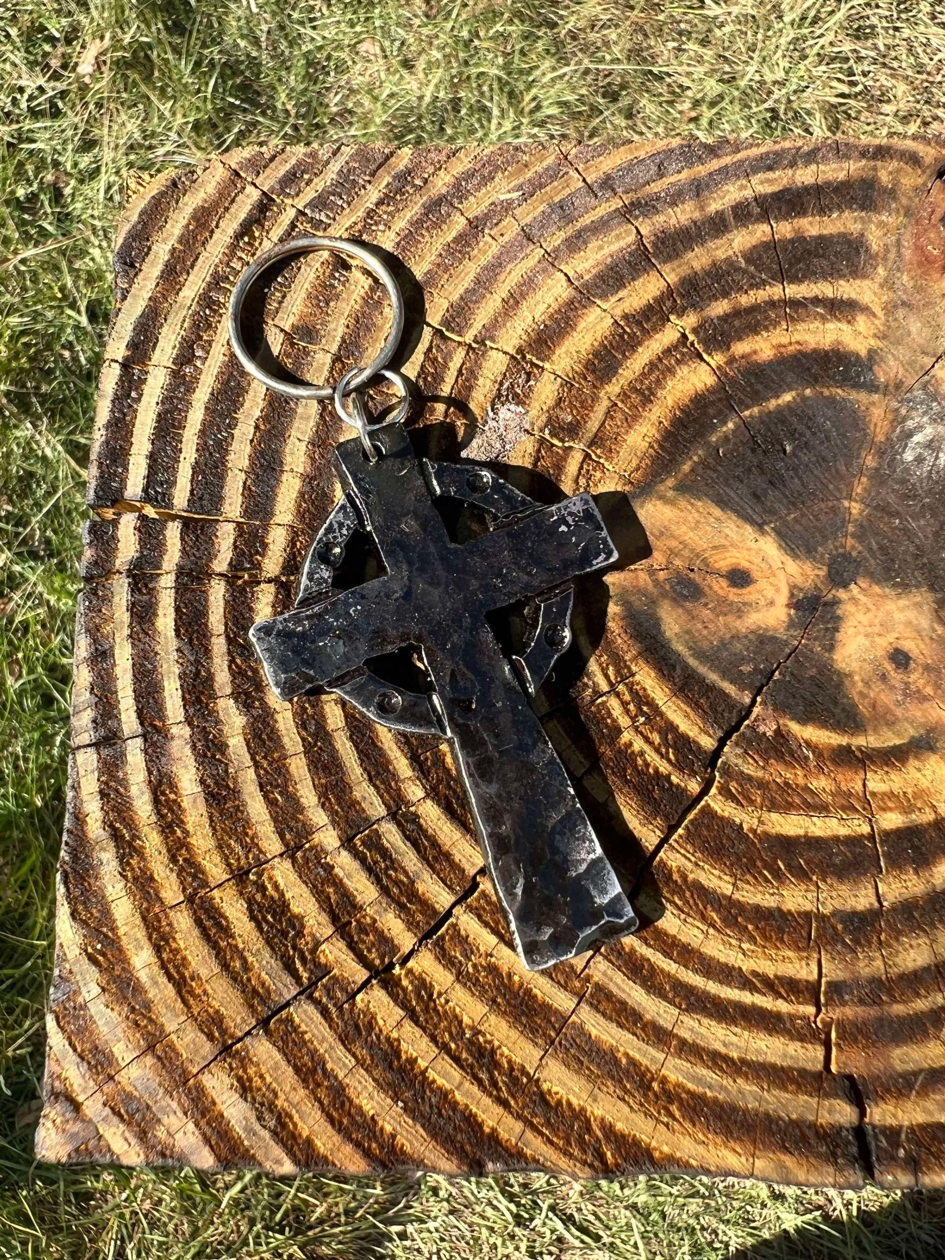 Celtic Cross Key Chain