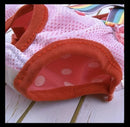 Rainbow and Red Polka dot Doggie Diaper with Suspenders by Coastal Couture Pet Boutique | Main Street Collective Mississippi Handmade Gifts and Marketplace