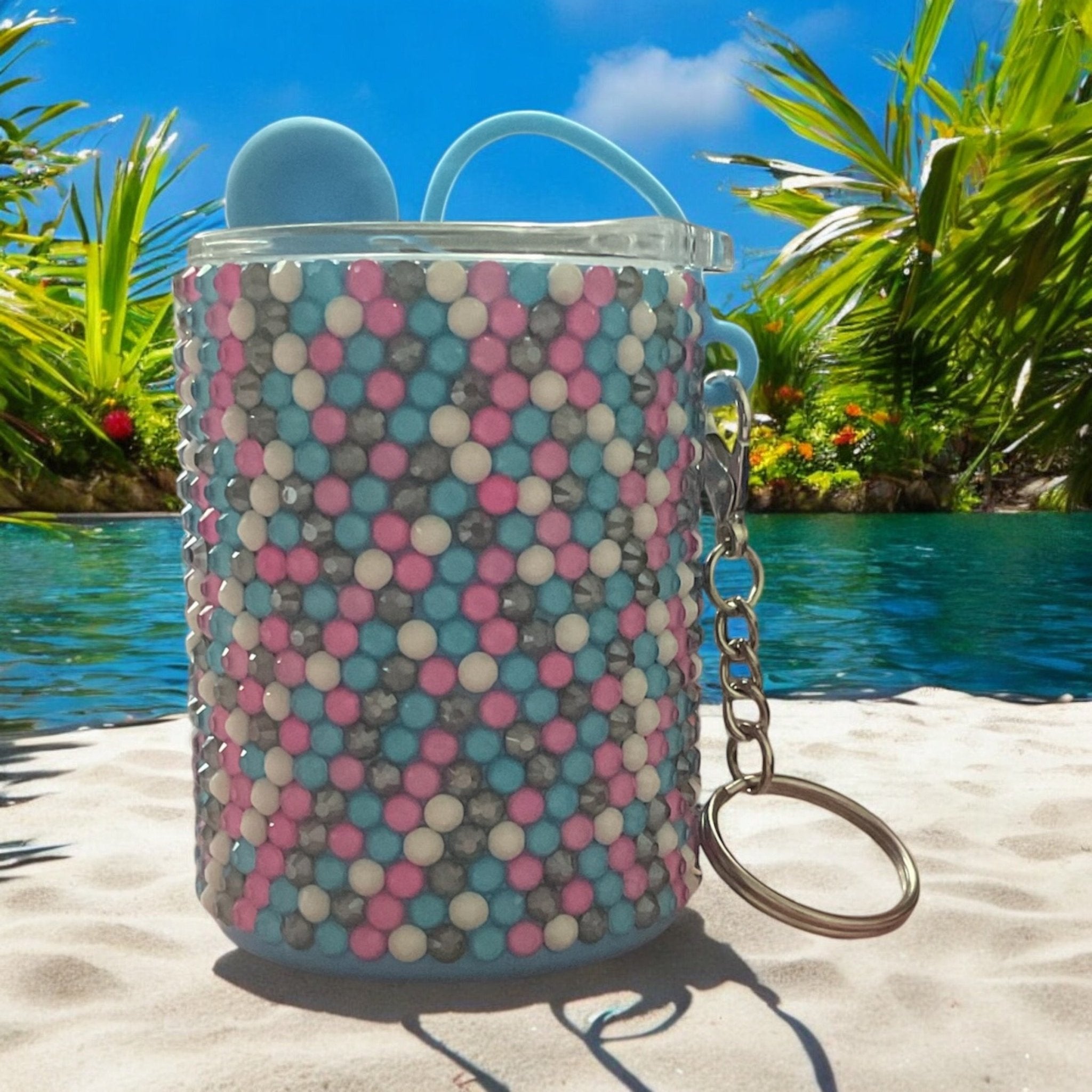 Rhinestone Shot Glass 3oz: Beaded Tumbler, Unique Gift, Main Street Collective L.L.C - Shop Now!