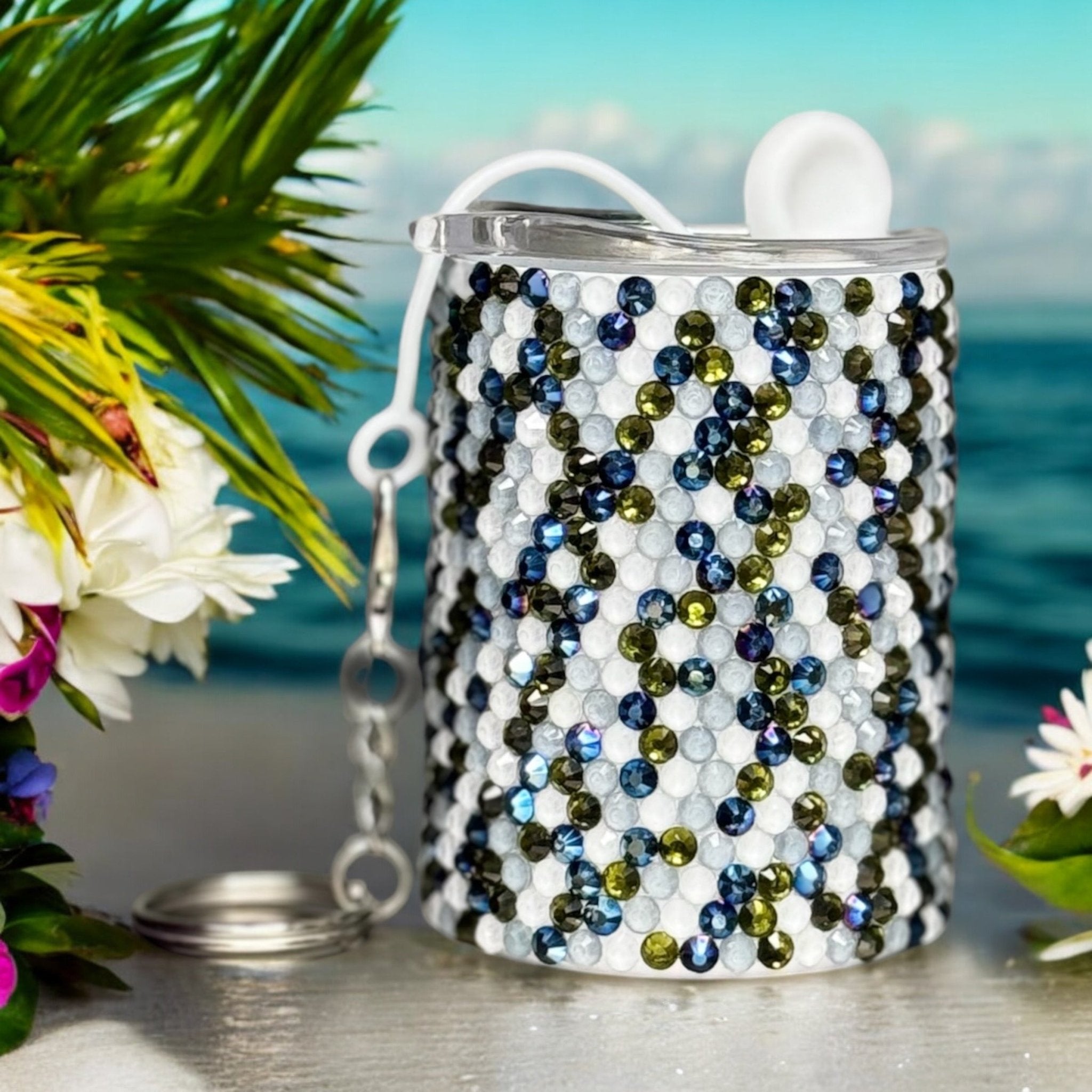 Rhinestone Shot Glass 3 oz - Sparkling Bling Drinkware - Main Street Collective, Decorative Gift, Party Favor