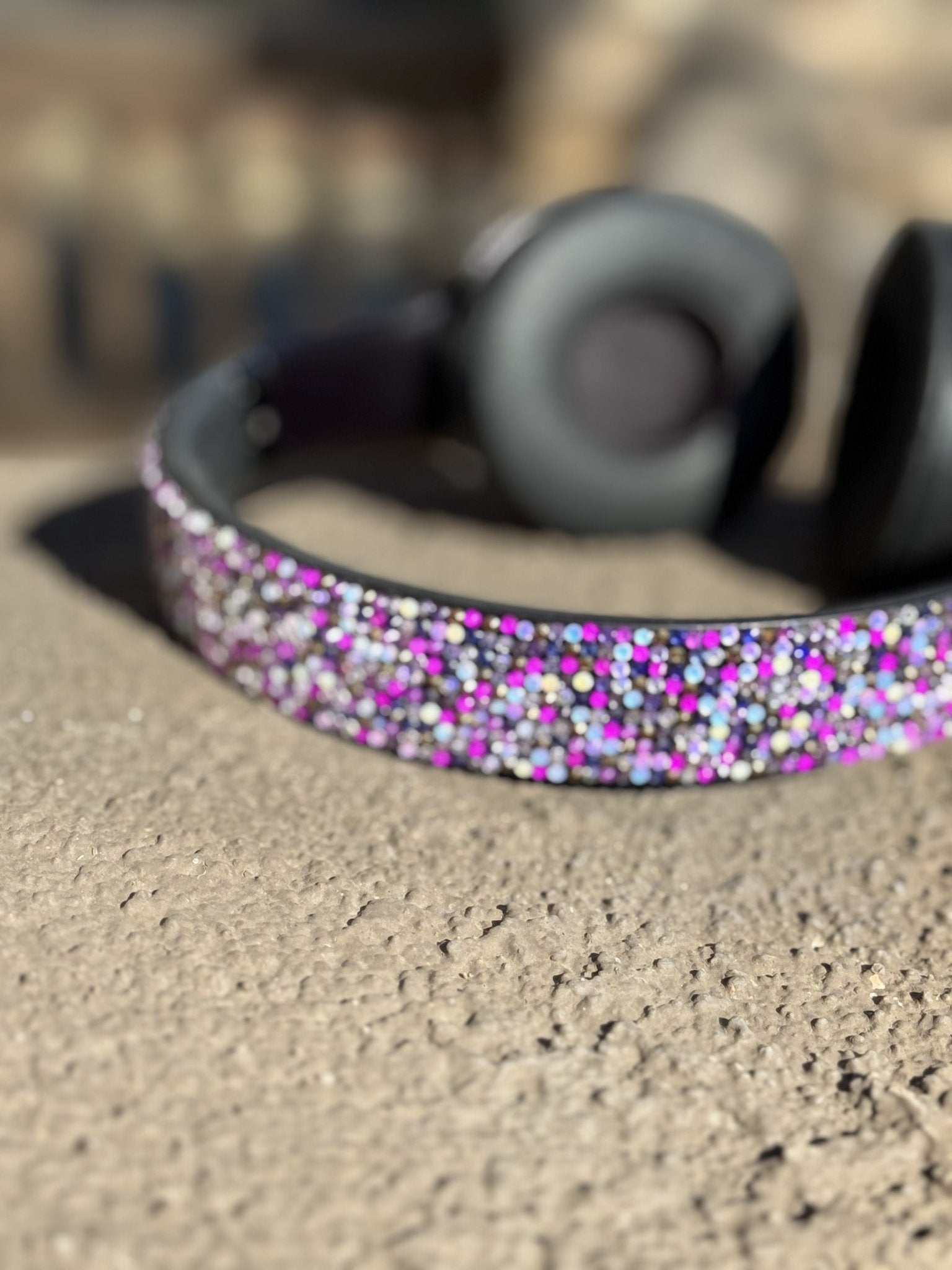 Rhinestone Headphones: Sparkly Beats by Gracefully Me Creations