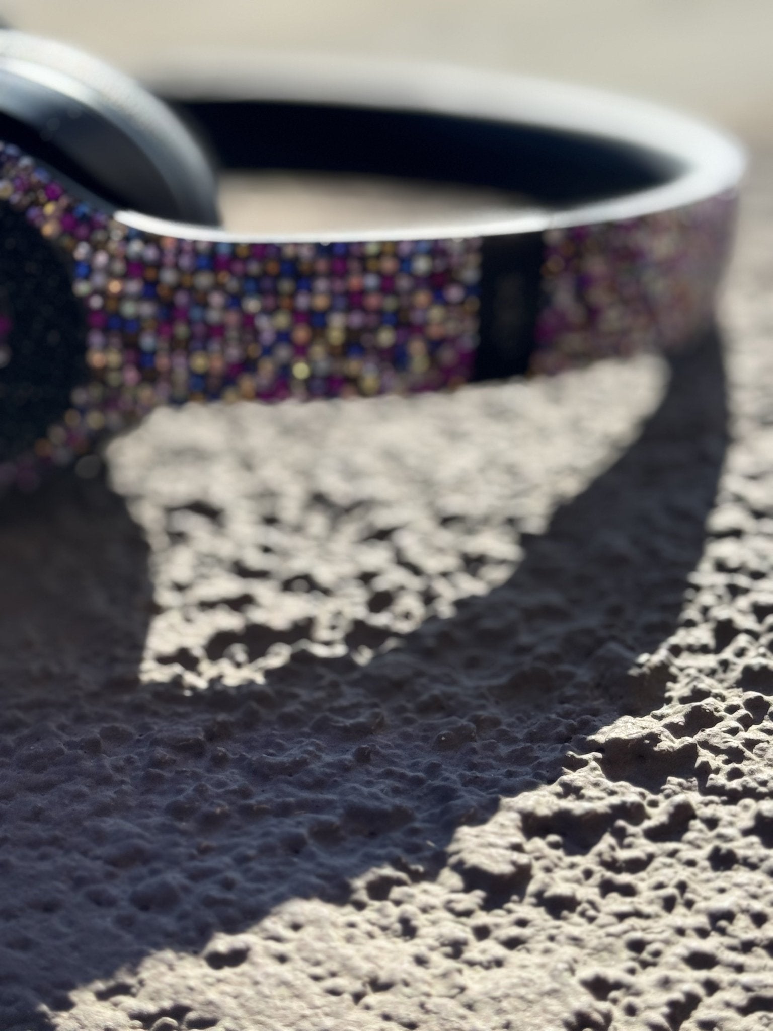 Rhinestone Headphones: Kintsugi Inspired, Sparkly and Unique. 