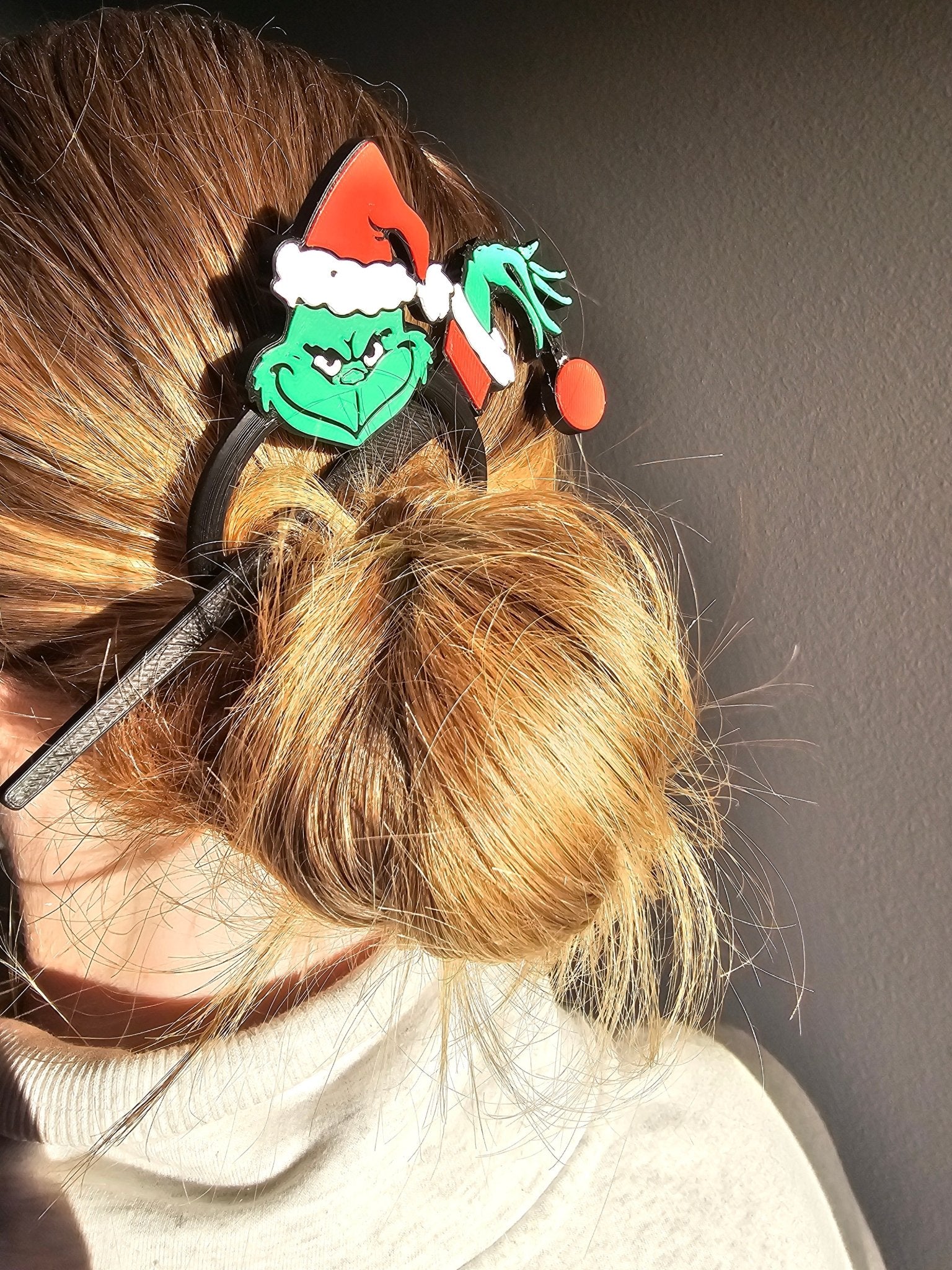 Grinch Hair Pin