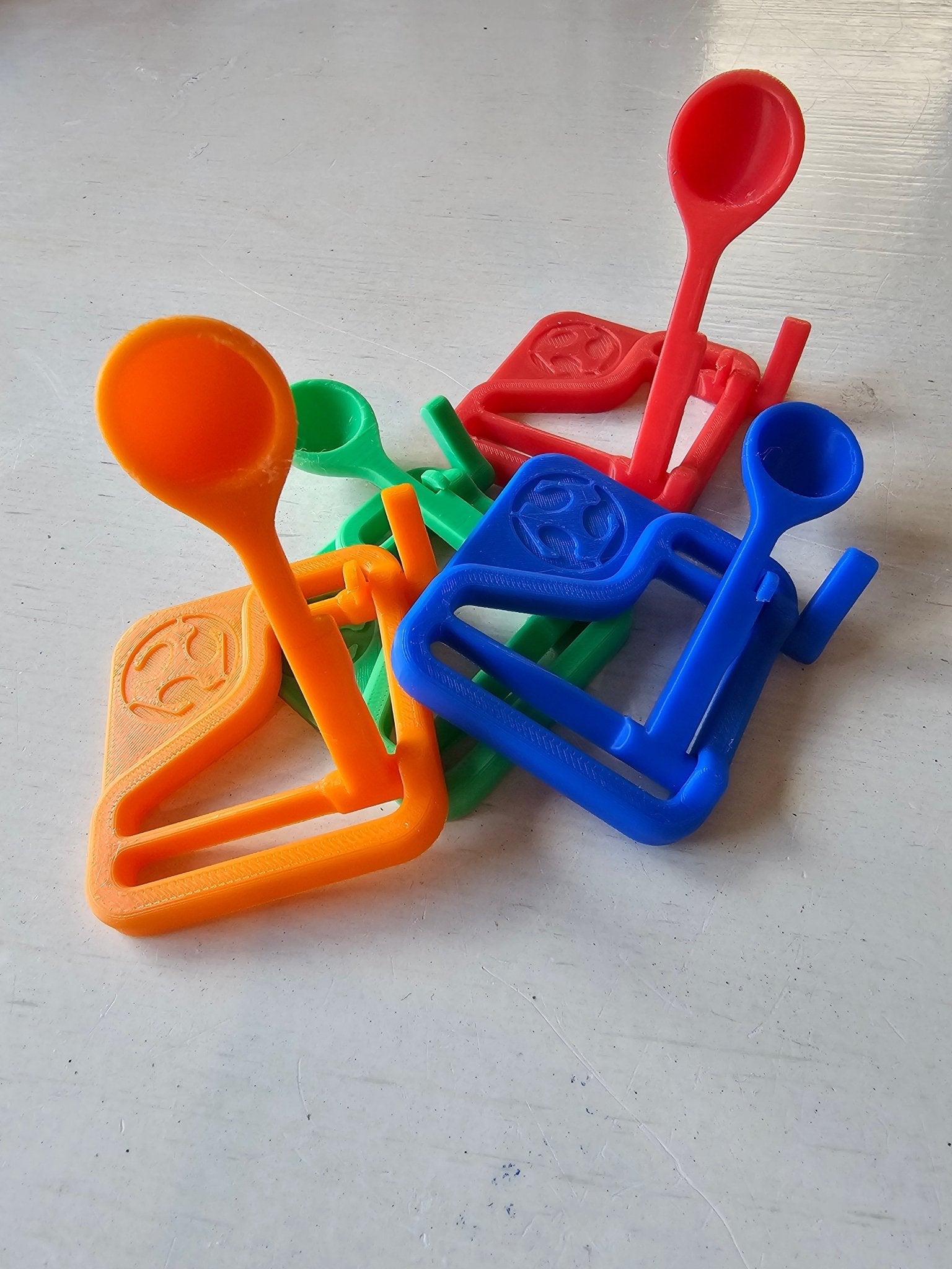 Mini Catapult Launcher Set: 3D printed STEM toys by a tween maker, available at Main Street Collective.
