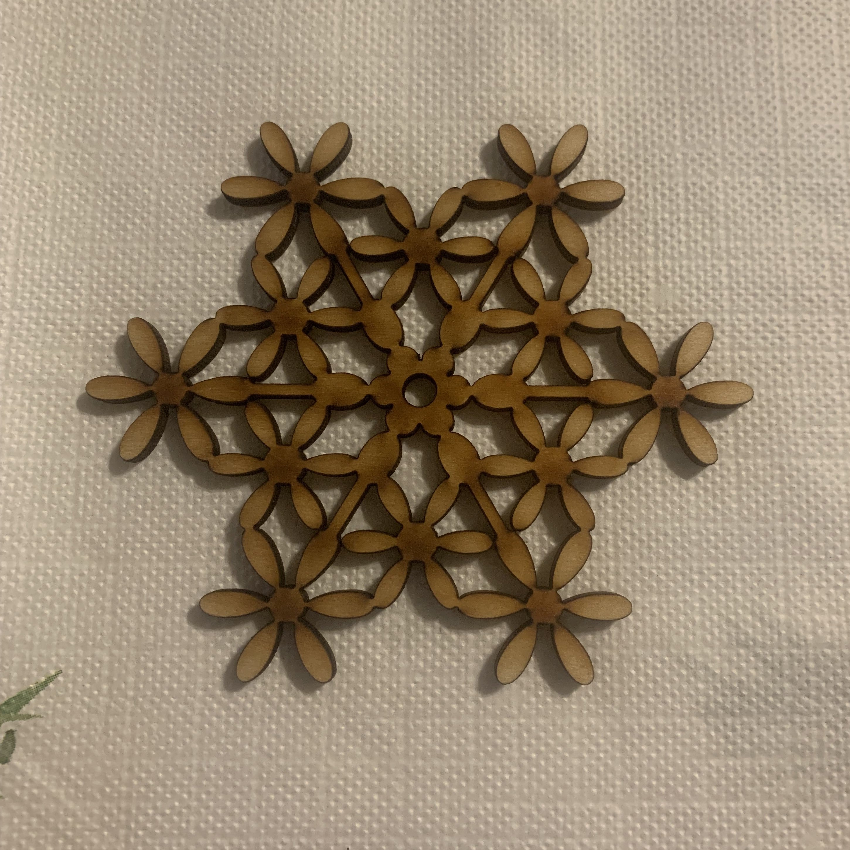 Wooden Snowflake Ornament | Rustic Christmas Decor | DIY Painting Project | Main Street Collective