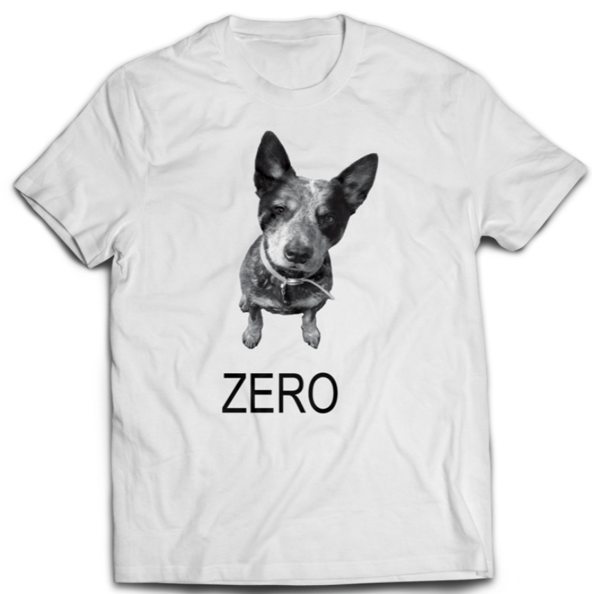 Zero the Hero Dog T-Shirt - Australian Cattle Dog Breed Apparel - Memorial Clothing