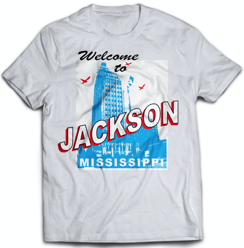 Jackson Mississippi T-Shirt: Welcome to Jackson Souvenir Tee by Main Street Collective