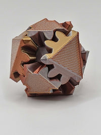 Tri - Metal Ball Spinner – Geometric Fidget Toy - Set of 4 - Main Street Collective L.L.C