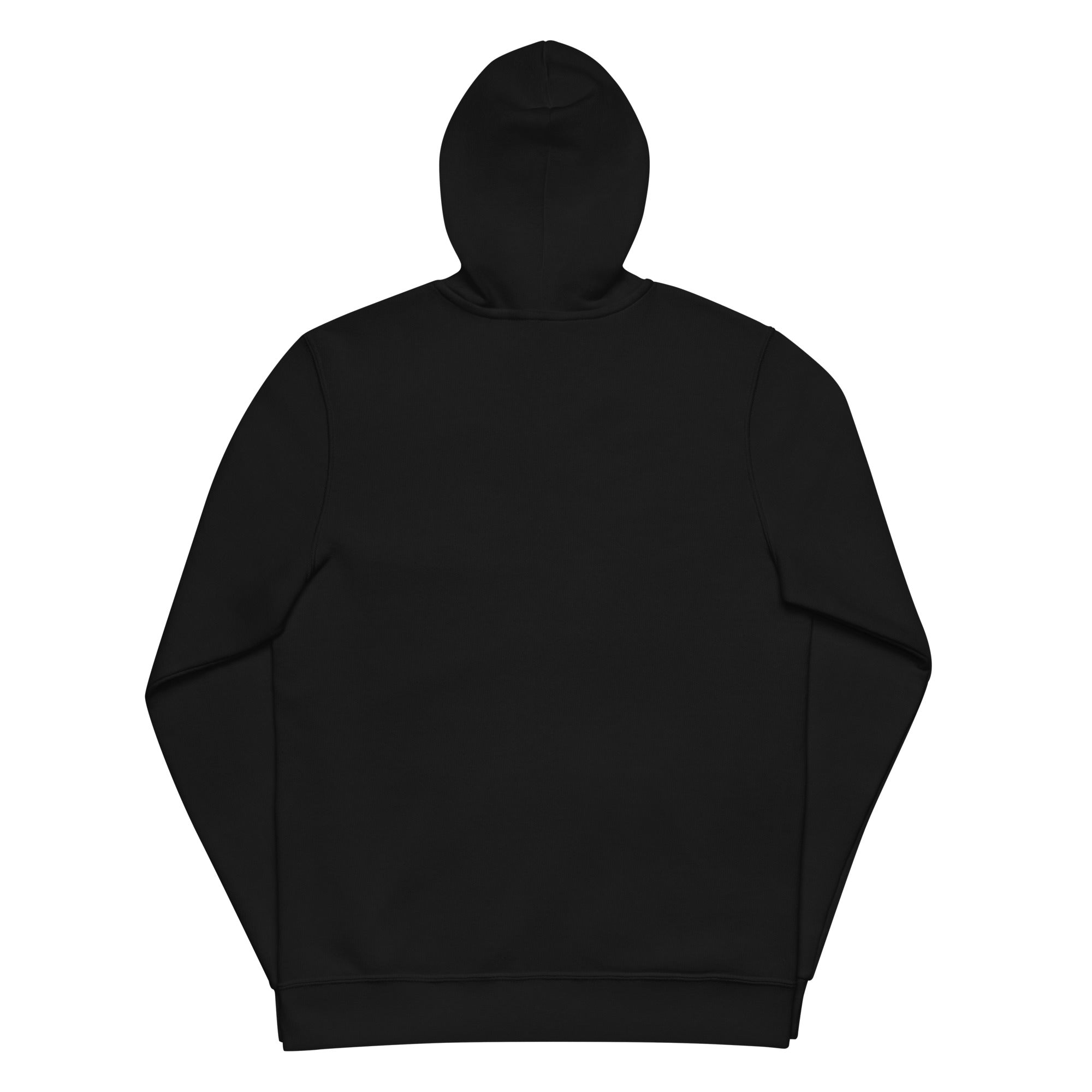 Black Unisex Zip Hoodie | LeftyKeyz Edition - Back View | Premium Casual Apparel