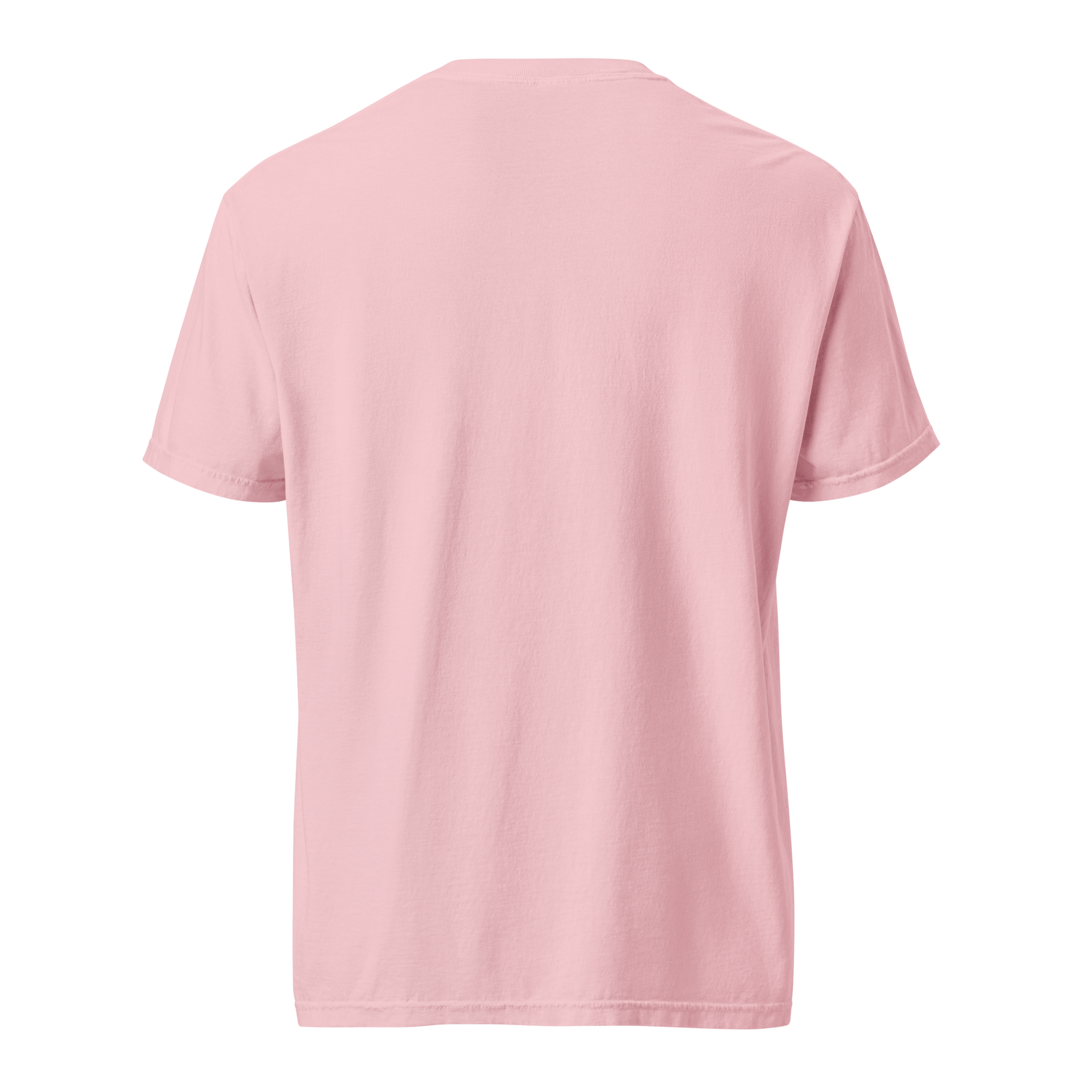 Comfort Colors Pink T-shirt Back View | Main Street Collective Branded Apparel