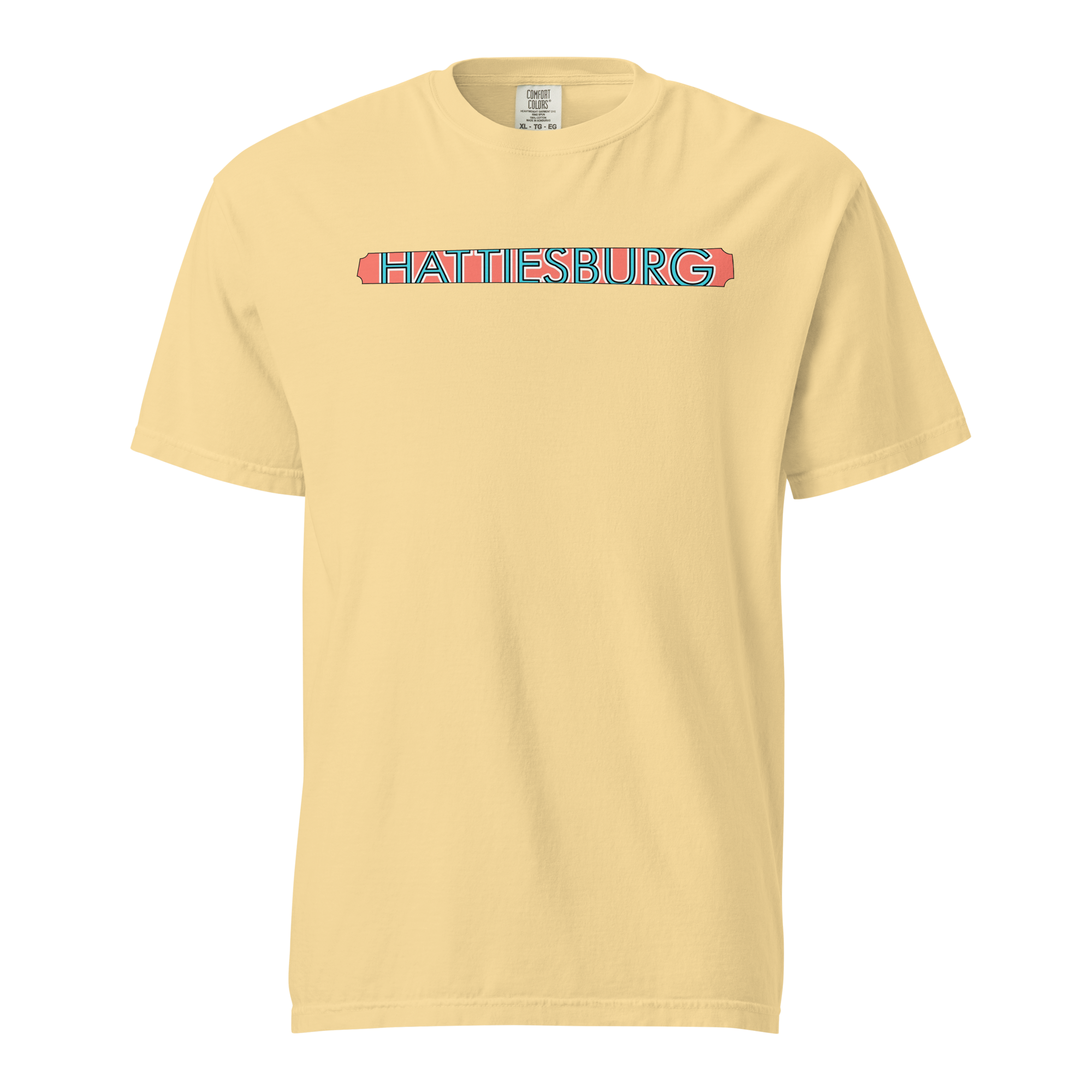 Hattiesburg Mississippi T-shirt: Hub City Collage Art by Leslie Gonce. Comfy, Unique Tee!