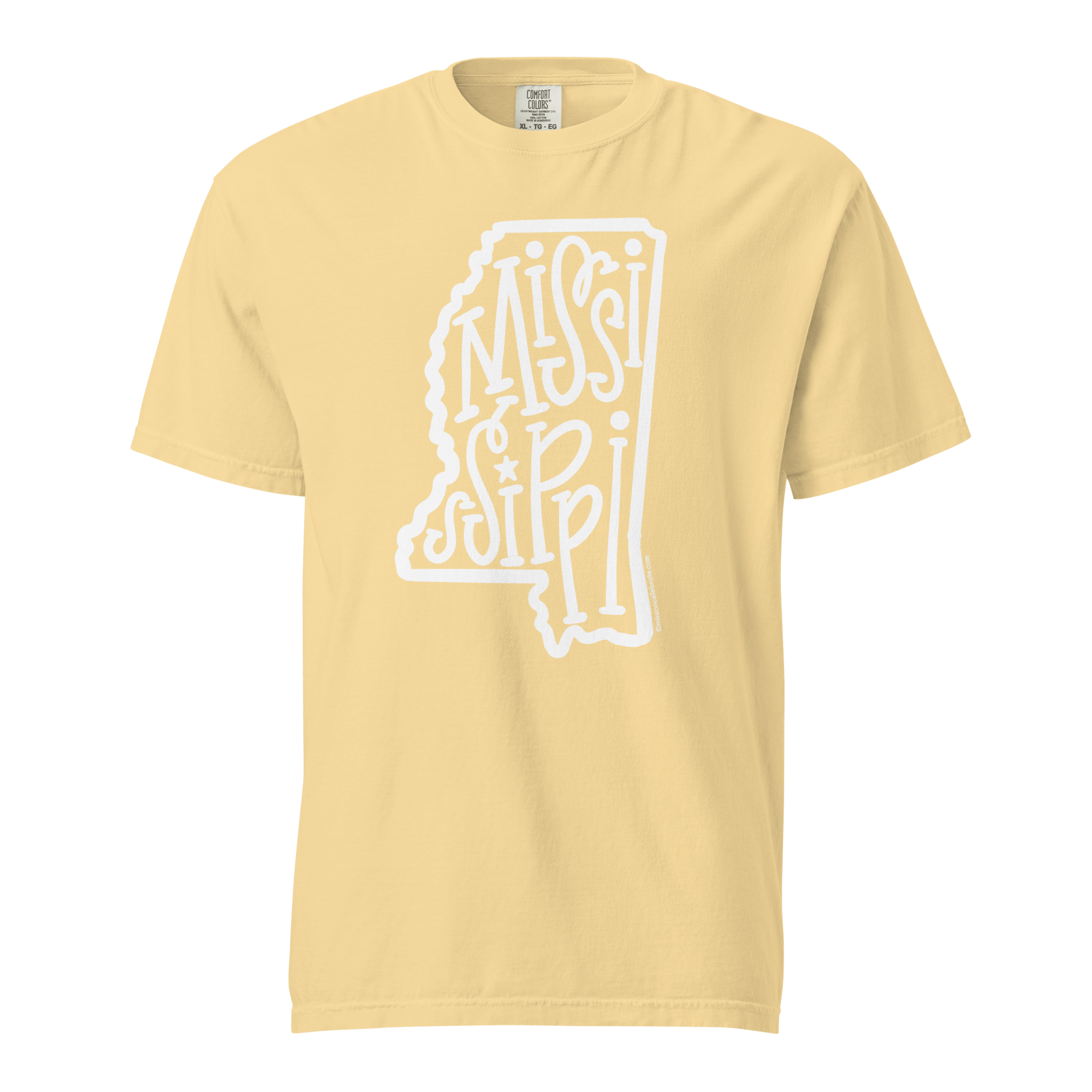 Mississippi State T-Shirt - Leslie Gonce Handlettered Art - Comfort Colors Tee - Main Street Collective