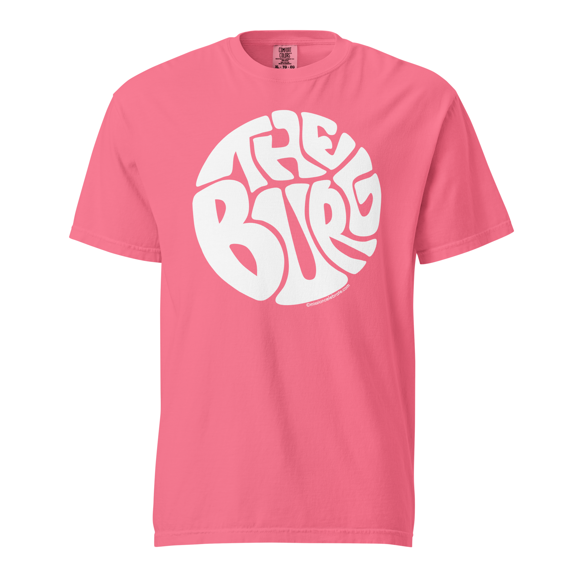 Hattiesburg The Hub City "The Burg" Handlettered Art by © Leslie Gonce Comfort Colors Short Sleeve Tee (MISSISSIPPI)